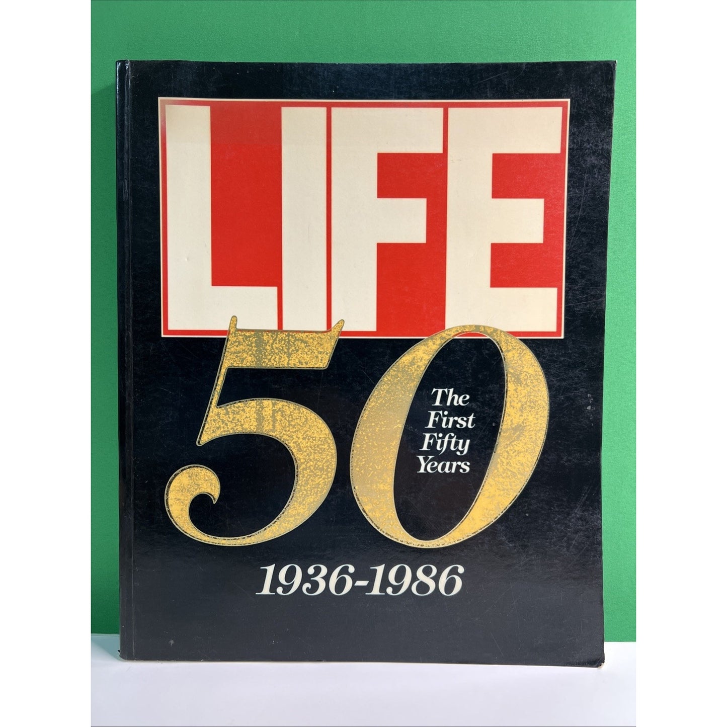 LIFE "The First 50 Years 1936~1986" Soft Cover Black Little Brown & Co 319pgs￼￼