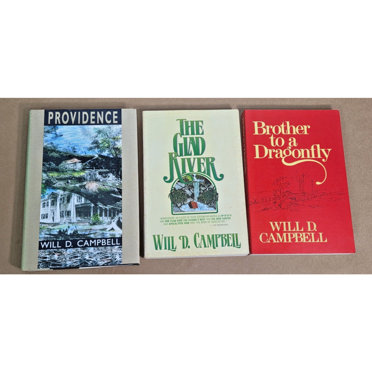 Vintage Will D. Campbell Book Collection 3 Titles Including First Edition