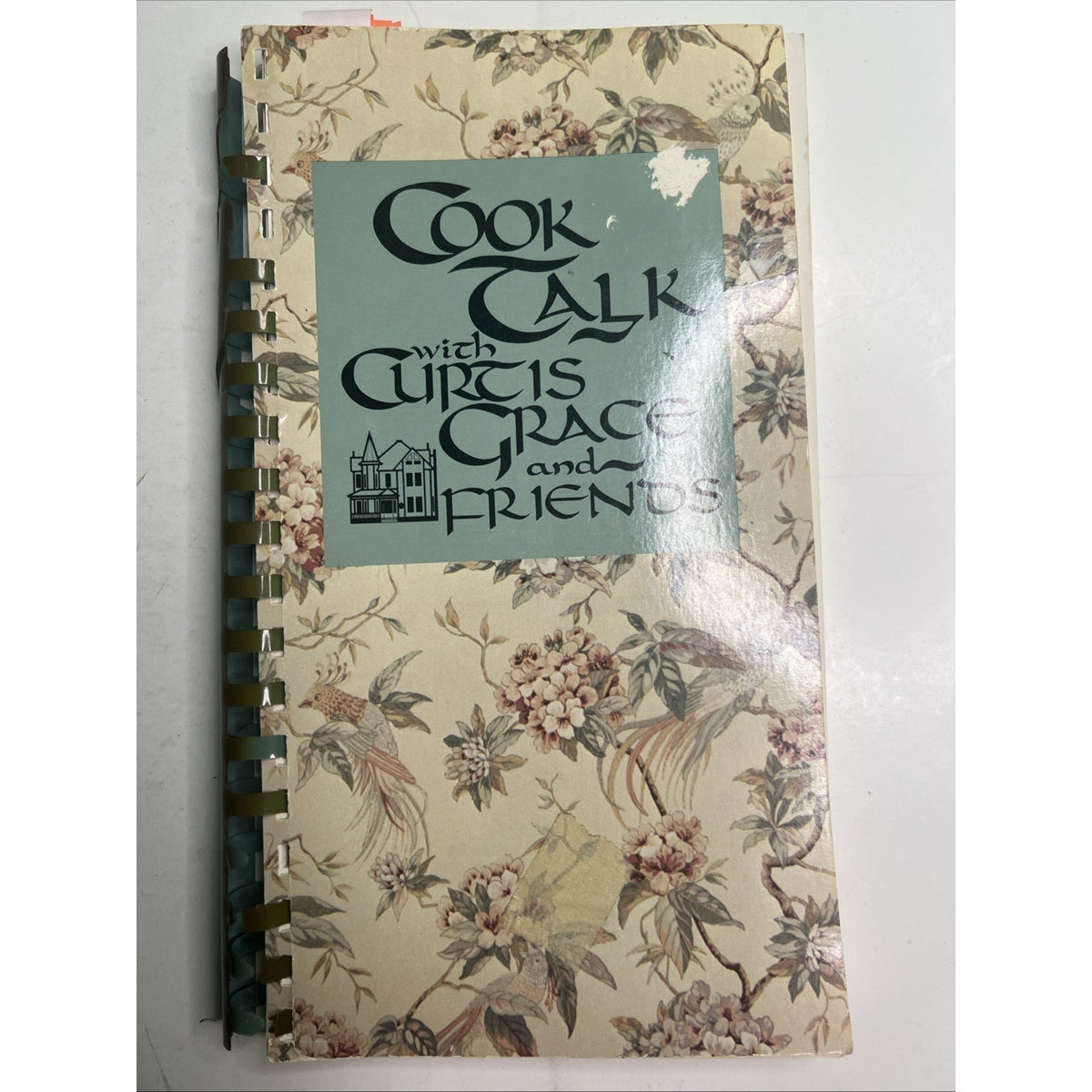 Cook Talk w/ Curtis Grace & Friends Cookbook Paducah KY Signed Spine Damage