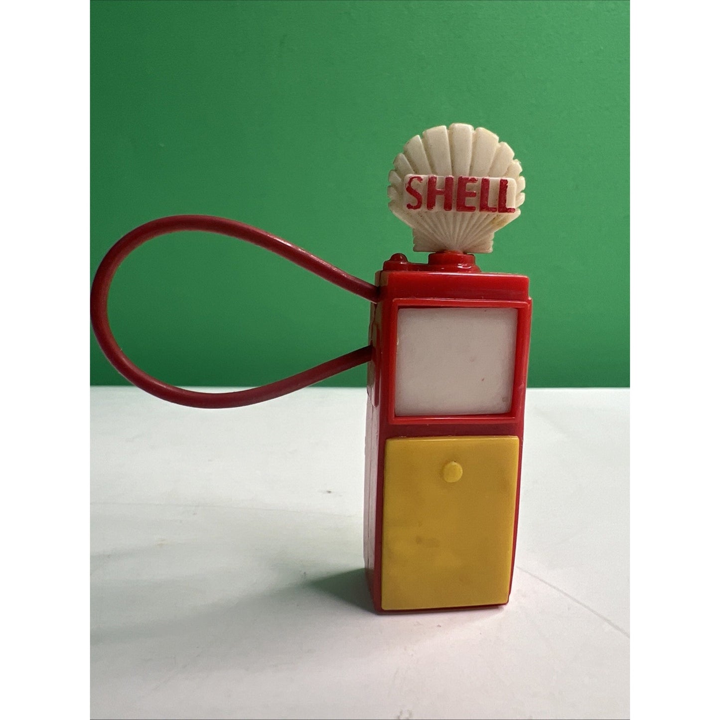 Vintage Shell Gas Pump Service Station Toy Plastic
