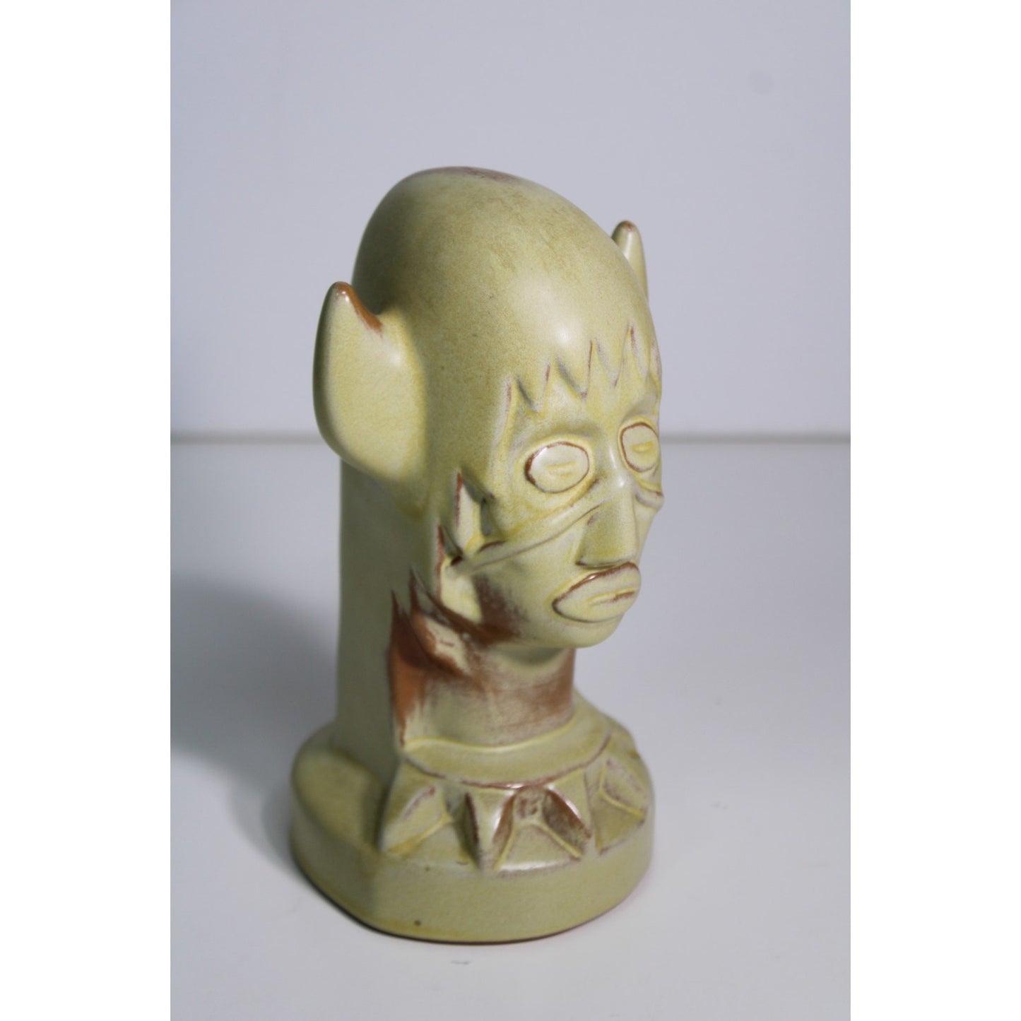Vintage Frankoma Pottery Acee Blue Eagle Medicine Man Figurine c.1940s