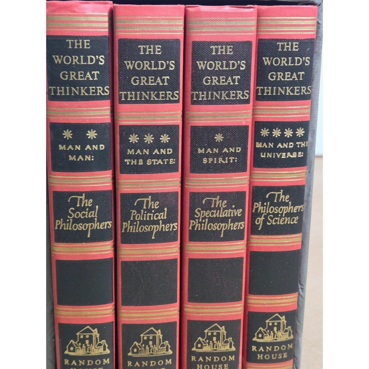 1947 The World’s Great Thinkers Complete 4 Vol Set Random House w/ Slipcase