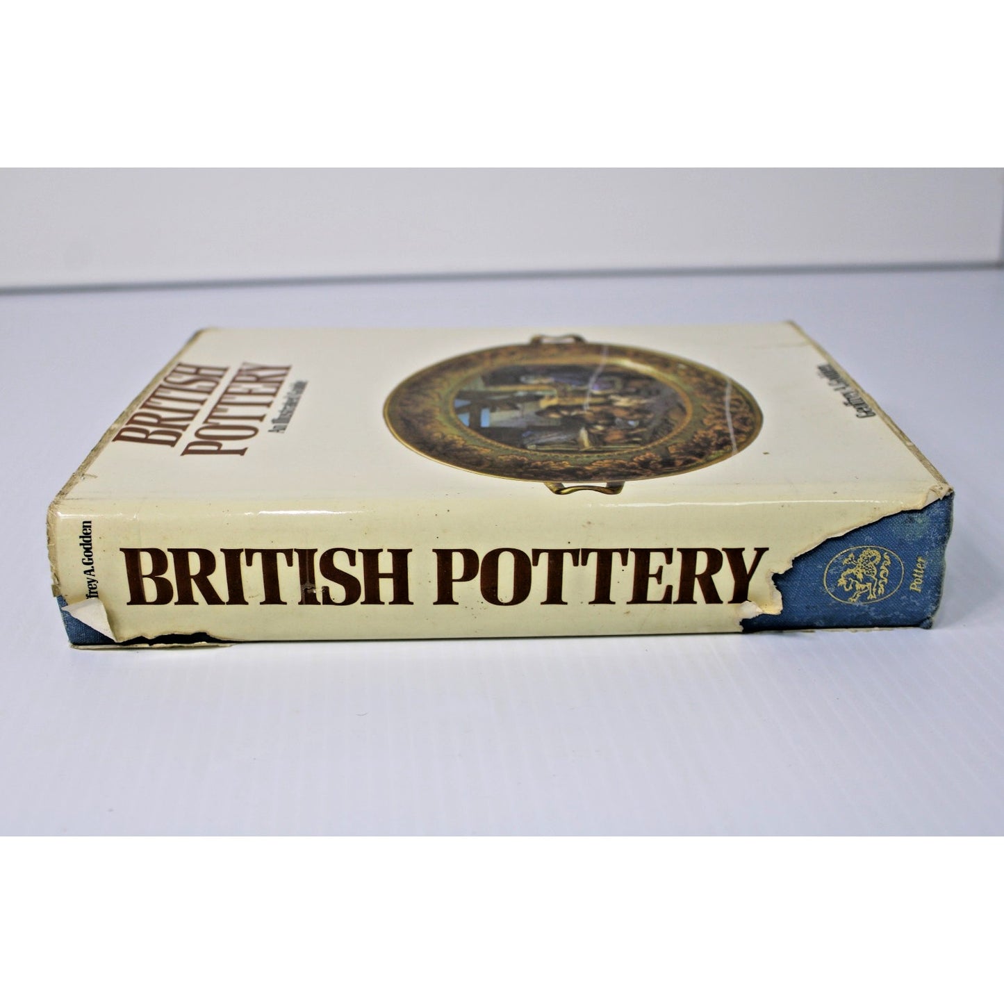 British Pottery: An Illustrated Guide By Geoffrey A. Godden, 1975 HC/ DJ 1st Ed.