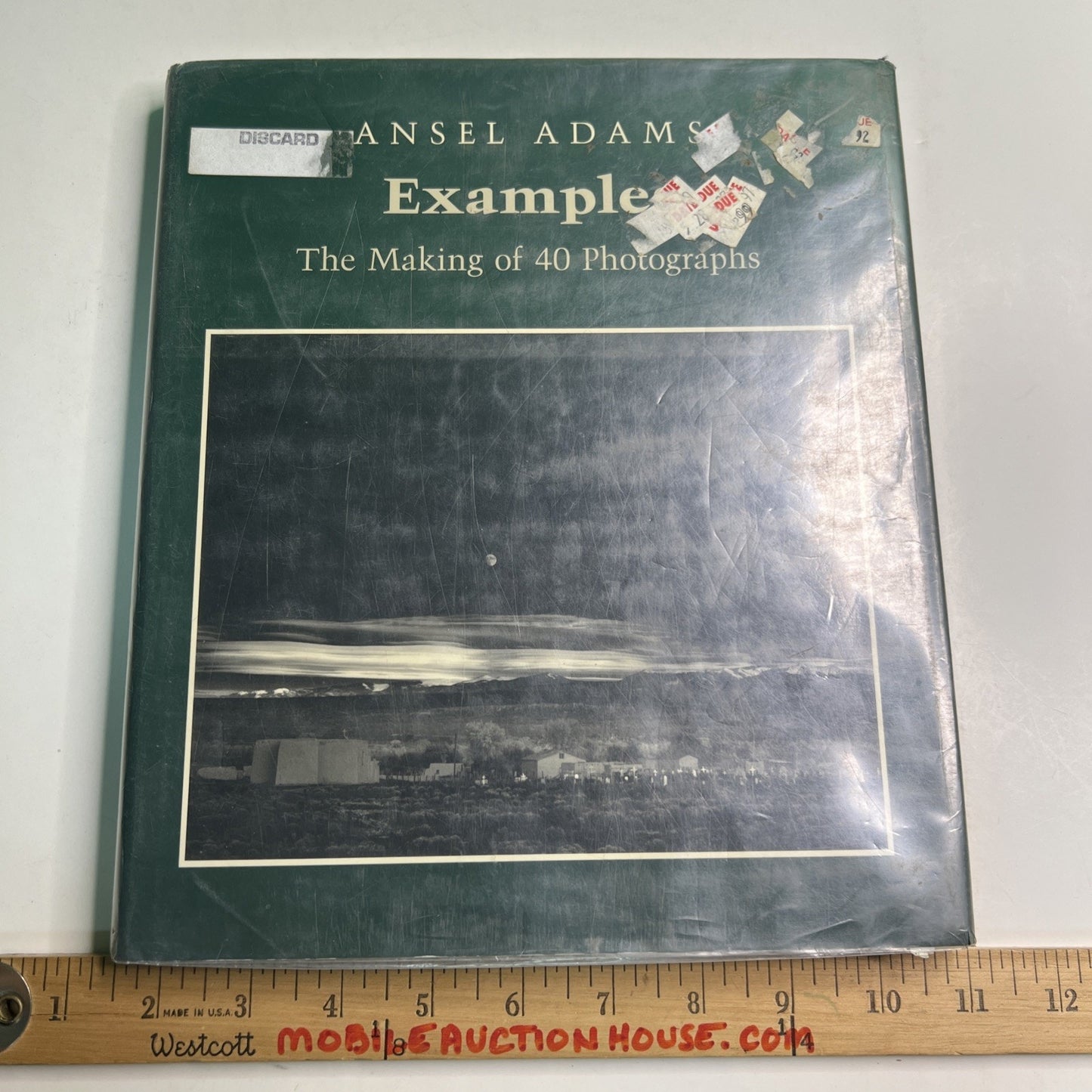 Ansel Adams EXAMPLES The Making of 40 Photographs First Edition 1986 HC DJ