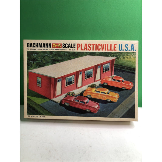 Bachmann Plasticville O/S Scale #1913 Motel Snap Fit Train Scenery Accessory