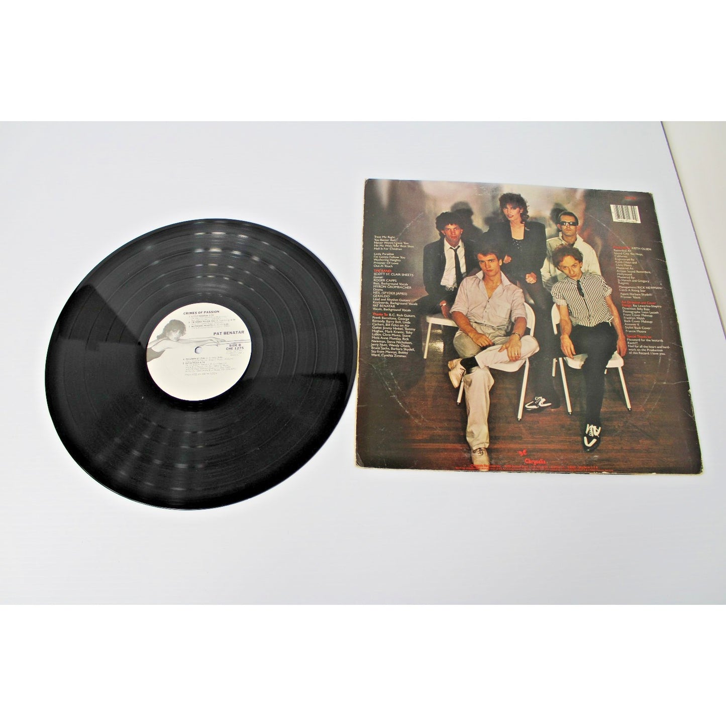 2 LP Lot, Pat Benetar- In the Heat of the Night, 1979 & Crimes of Passion, 1980