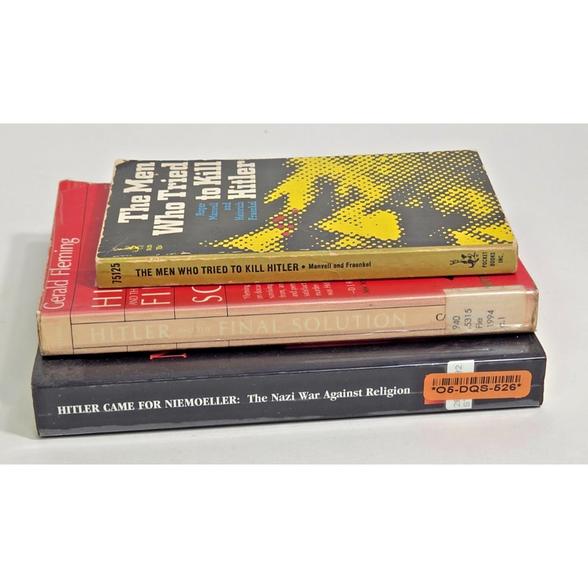 WWII Nazi Germany History Book Bundle Resistance Holocaust Niemoeller 3 Titles
