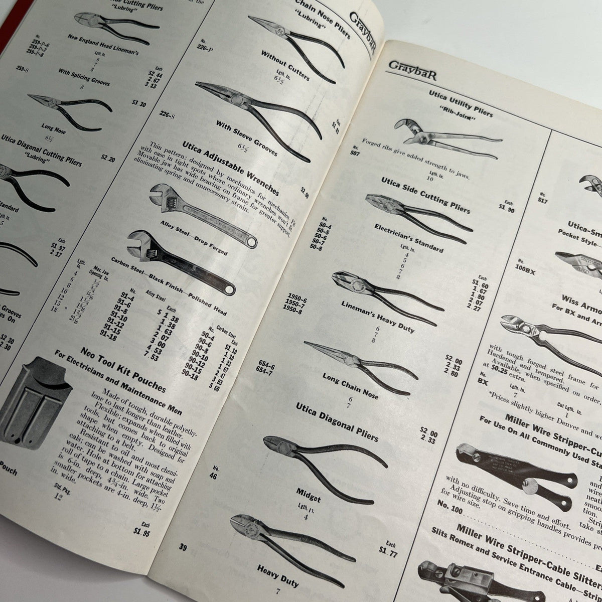 Vintage Graybar Catalog #5154B 1955 Electrician’s Tools 80 Pages Illustrated