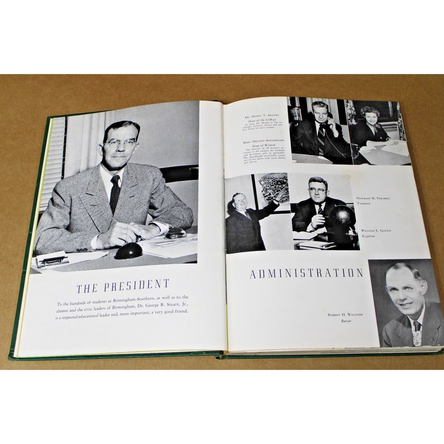 1950 Birmingham Southern College Yearbook, The Southern Accent, UMC, Now Closed