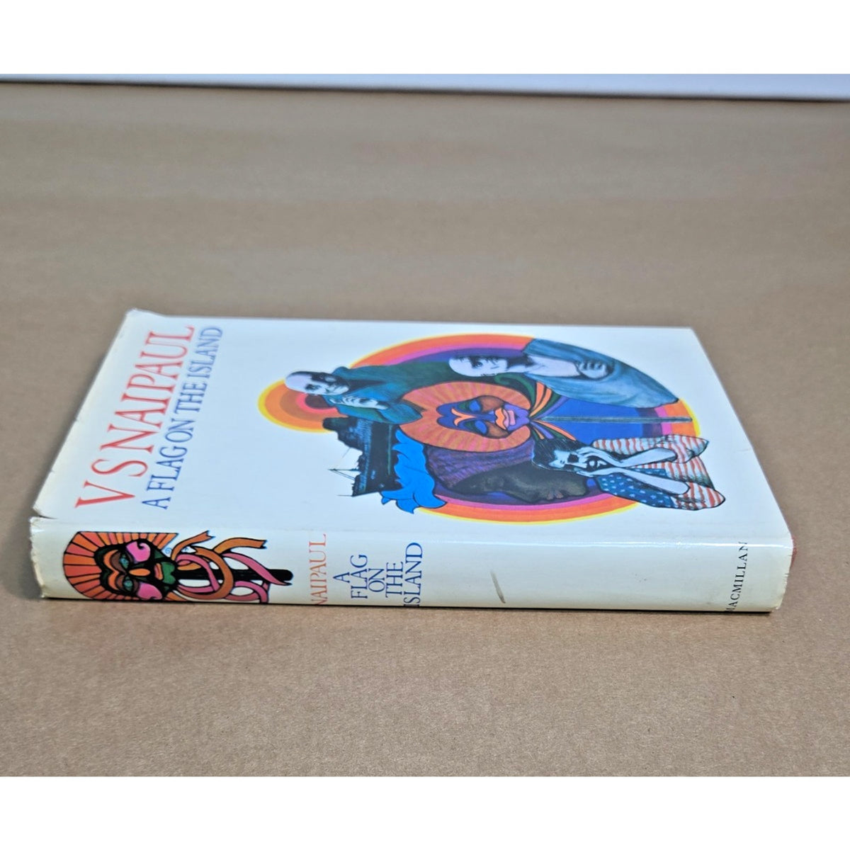 V.S. Naipaul: A Flag on the Island - 1st US Edition 1967 Macmillan Nobel Author