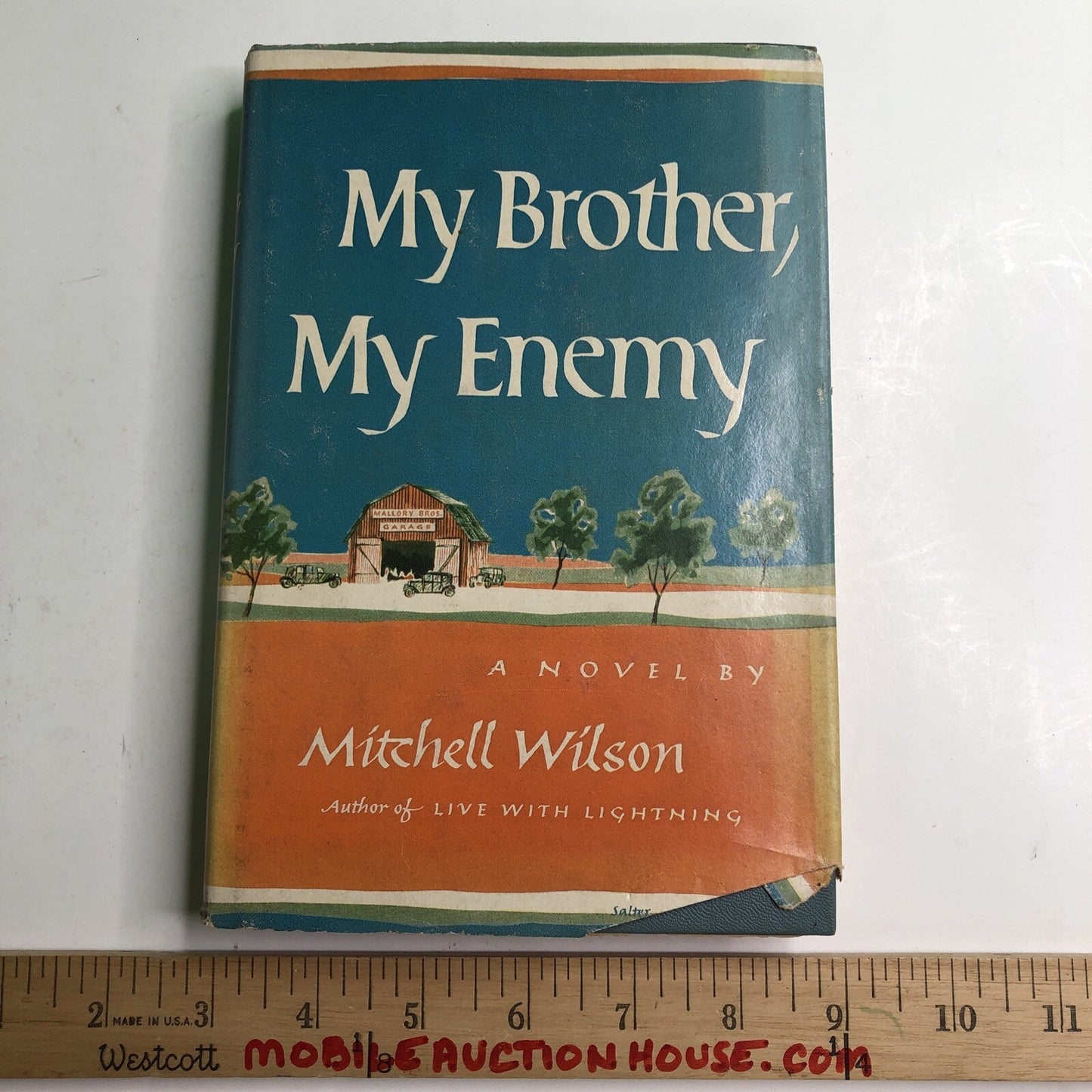 Vintage My Brother, My Enemy by Mitchell Wilson HC DJ BCE 1952