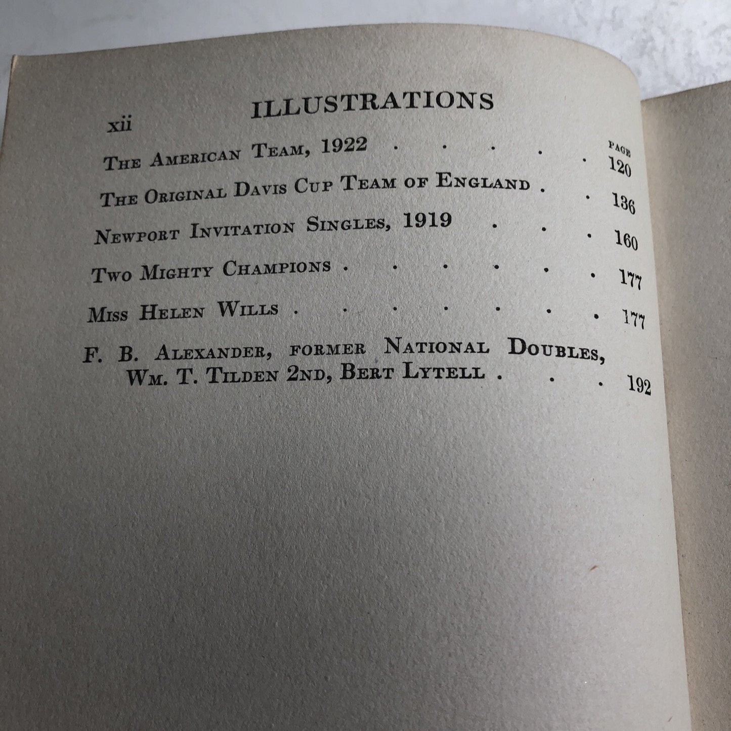 WILLIAM T. TILDEN, SINGLES AND DOUBLES 1923 First Edition HC Ex Library Tennis