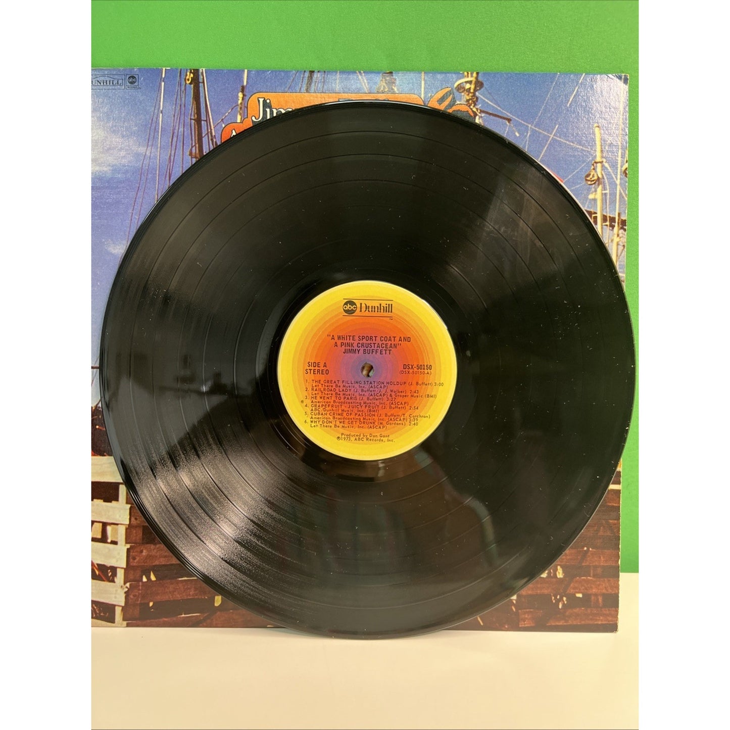 1973 JIMMY BUFFETT A White Sport Coat & A Pink Crustacean LP Record Album