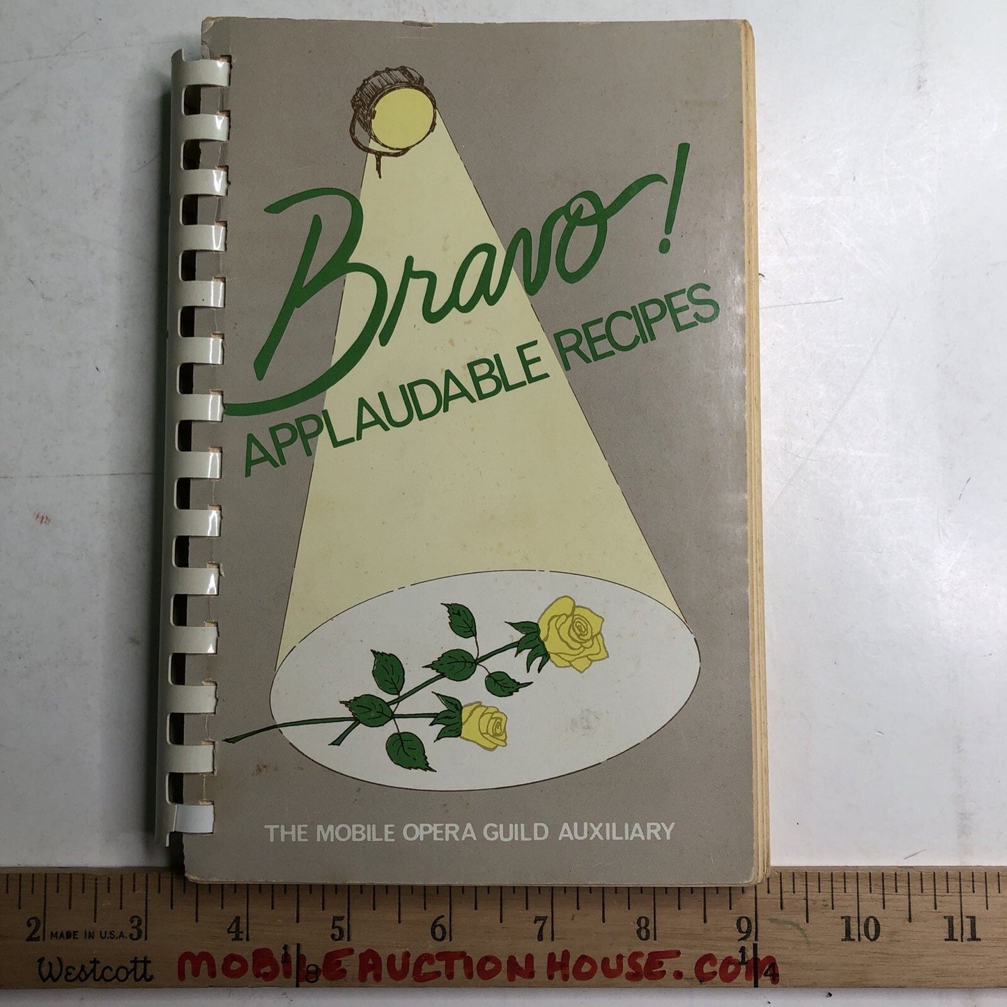 Mobile Alabama Bravo! Applaudable Recipes Opera Guild Auxiliary 1980 Cookbook AL
