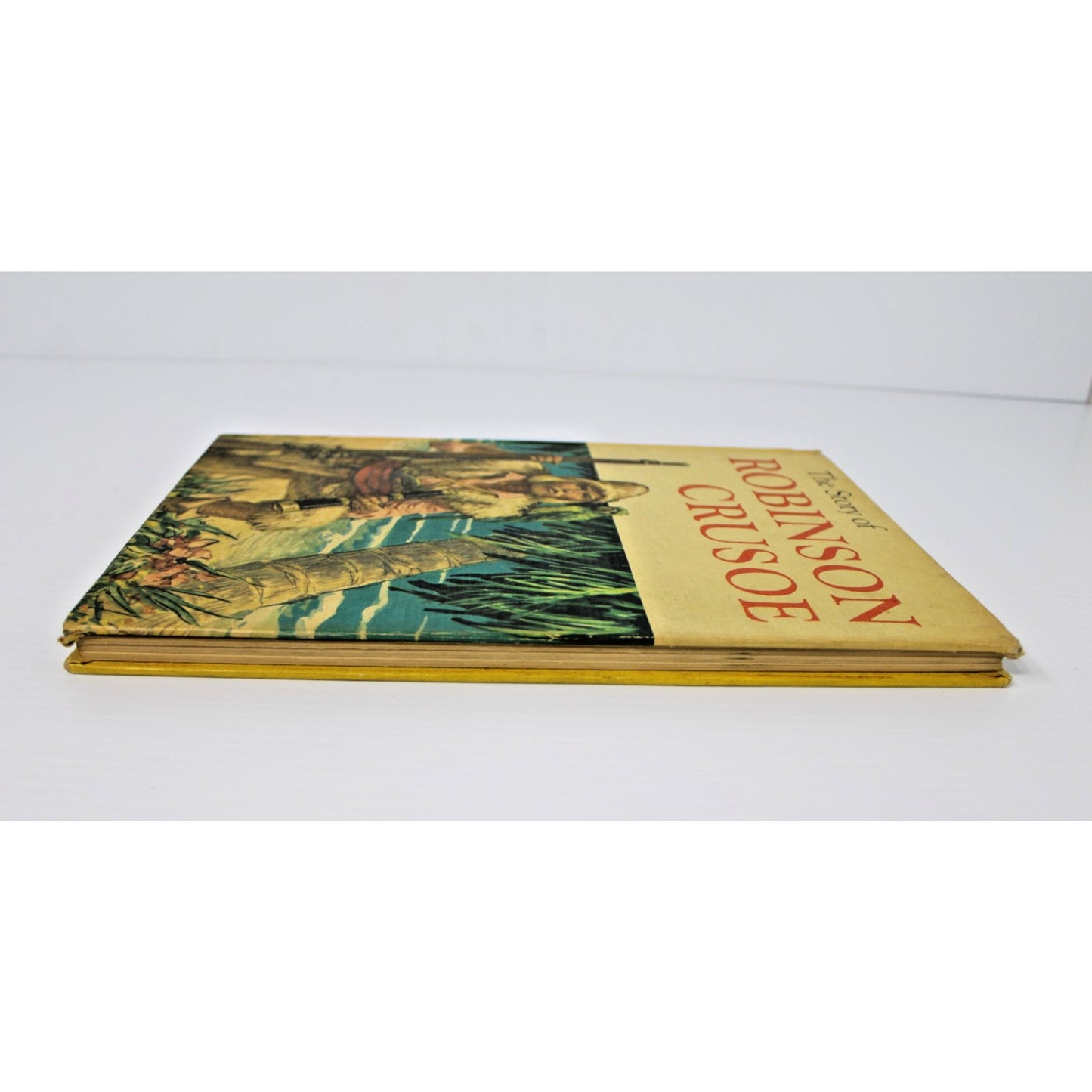 The Story of Robinson Crusoe Random House Hardcover Illustrated Book 1952
