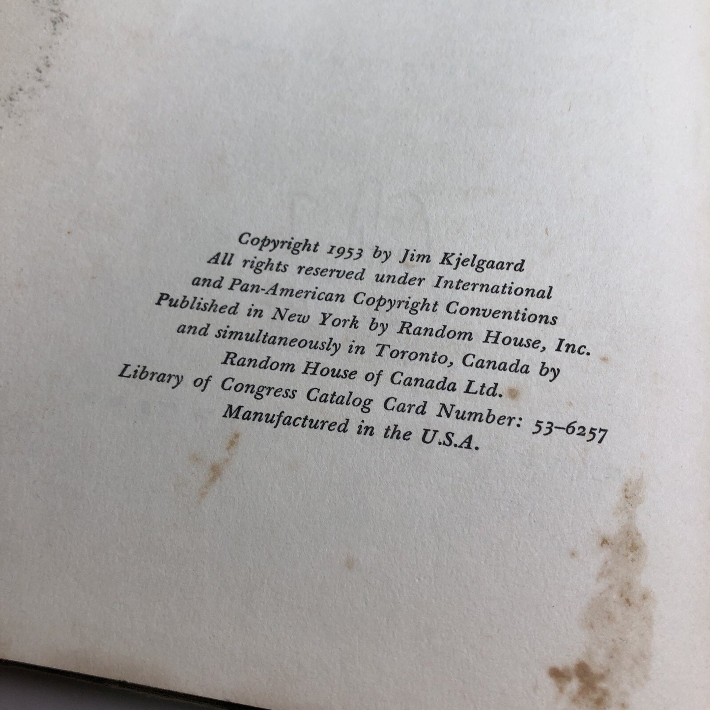 Kjelgaard, Jim Stephen J. Voorhies THE COMING OF THE MORMONS 1st Edition 1953 HC