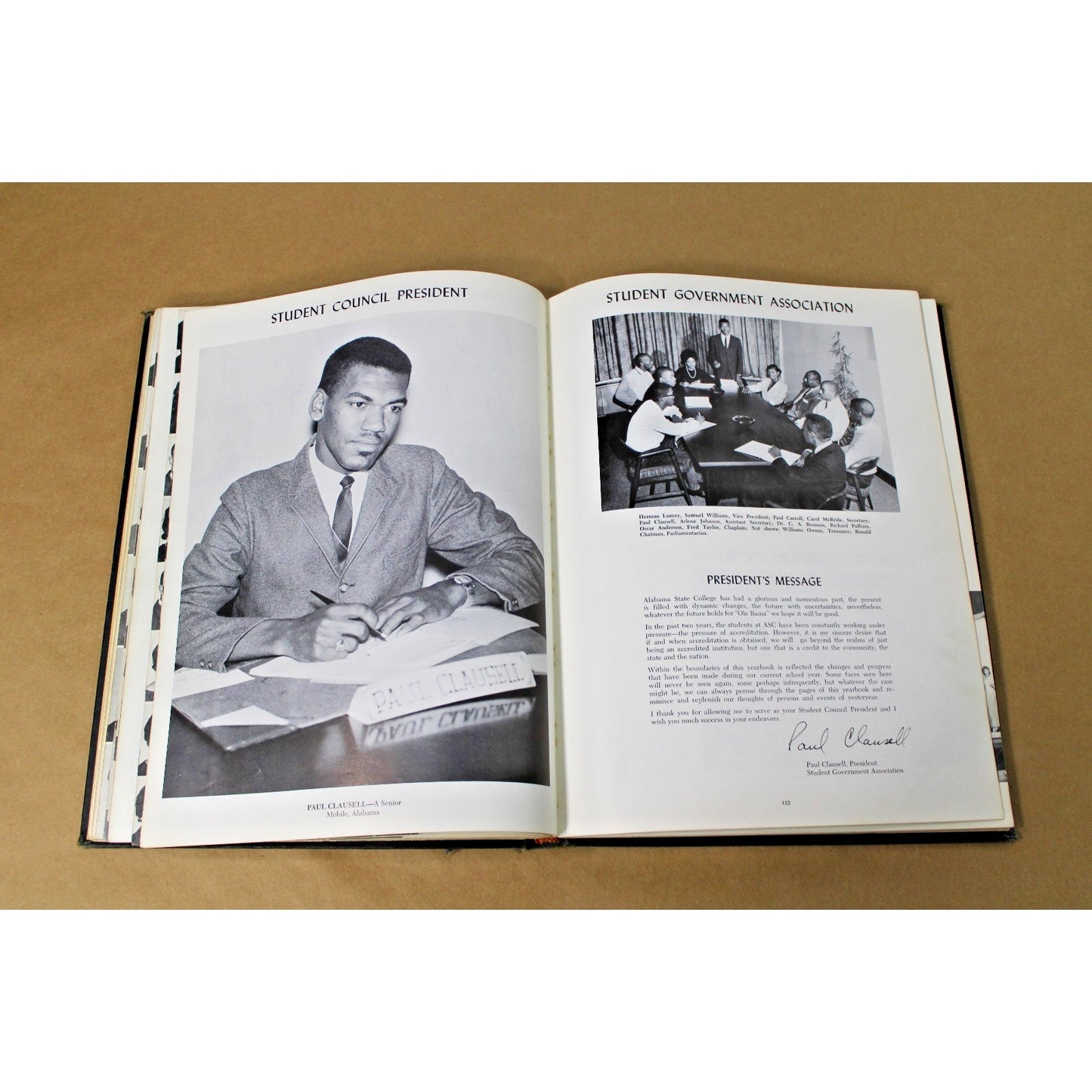 Vintage 1965 Alabama State University Yearbook The '65 Hornet HBCU Montgomery AL