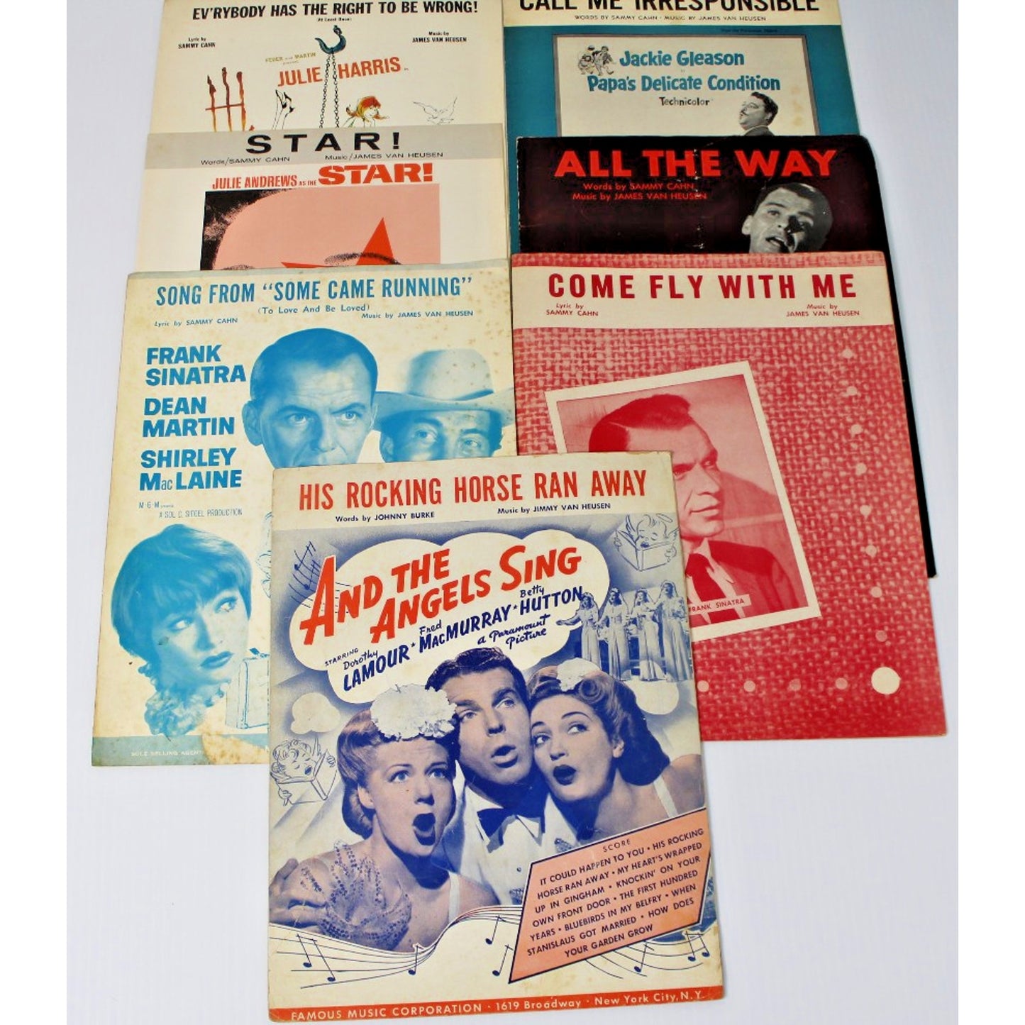 Vintage Sheet Music- Frank Sinatra Classics- James Jimmy Van Heusen, Sammy Cahn