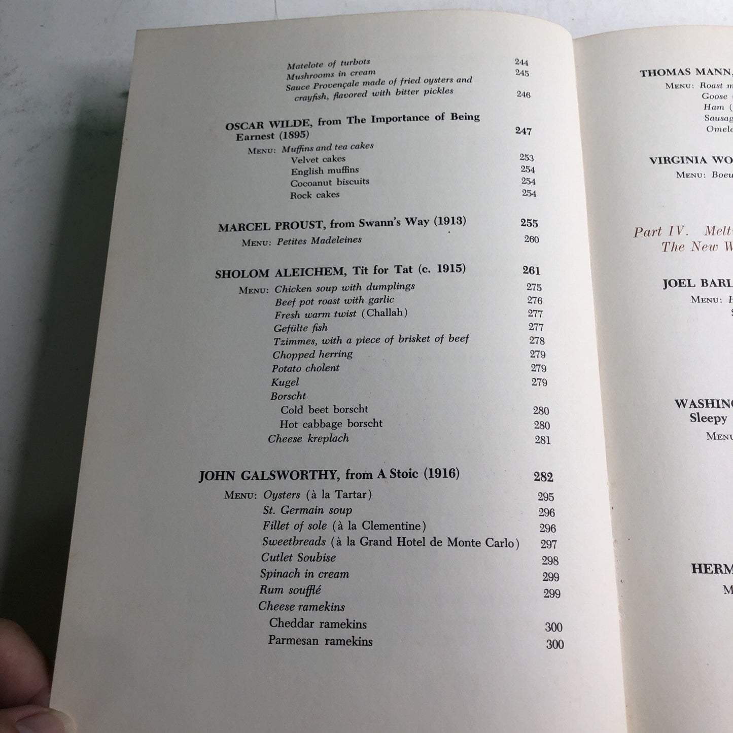 The Literary Gourmet Cookbook By Linda Wolfe First Printing 1962 HC