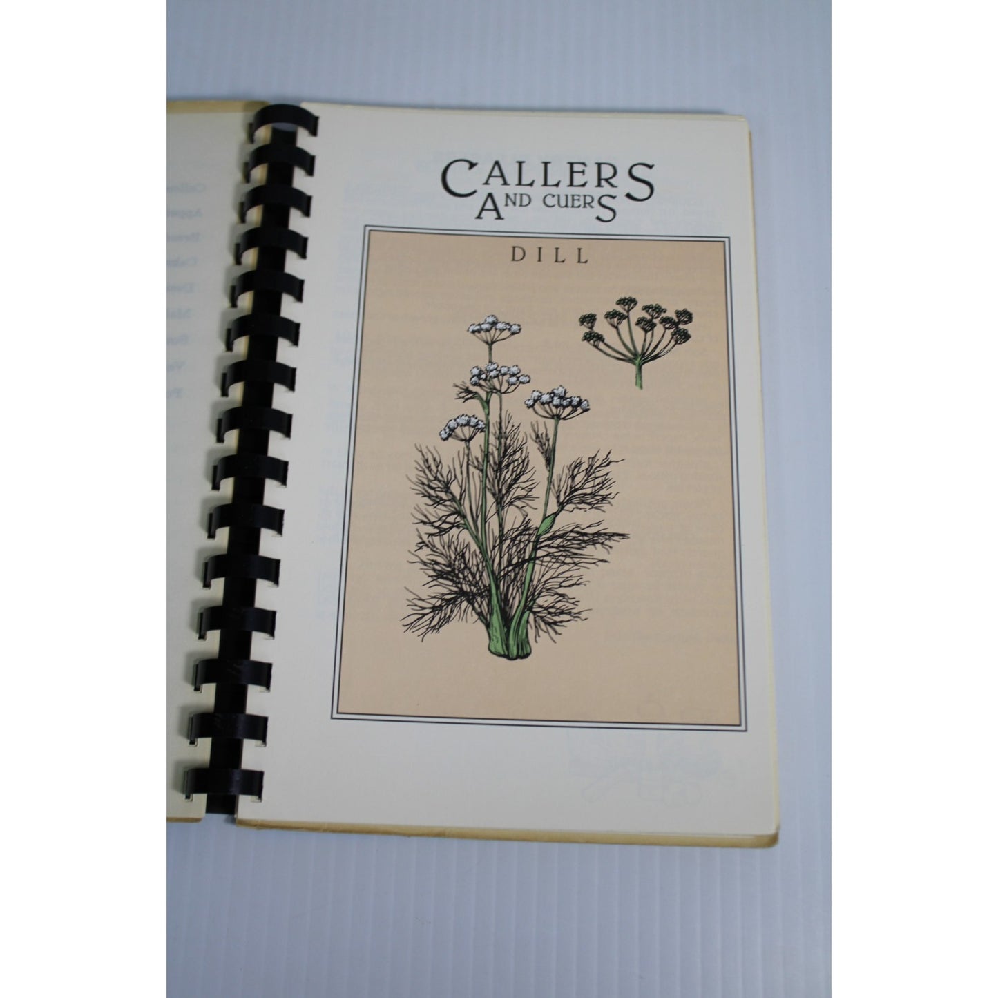 Vintage Callin' Cuein' Cookin' North Texas Callers Assoc. Square Dance Cookbook