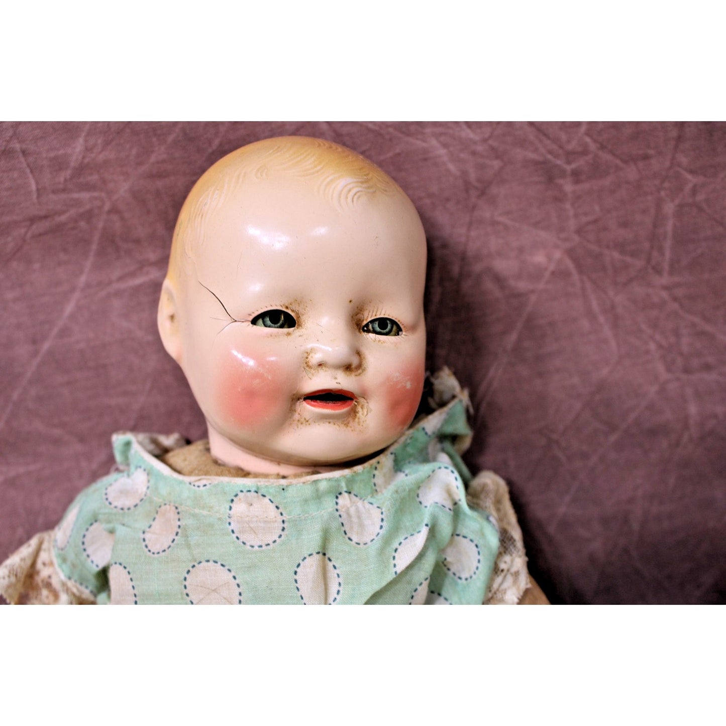 Creepy Old Antique Doll Lot, Truly Terrifying Halloween Decor-- See Description