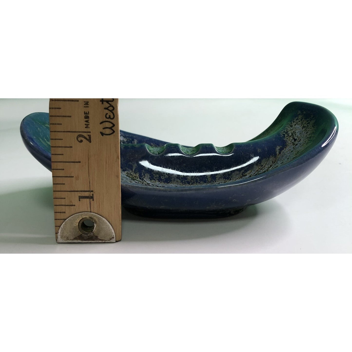 Rare Vintage Pinewood Pottery ASHTRAY By EDITH HARWELL Fairhope AL Alabama Smoke