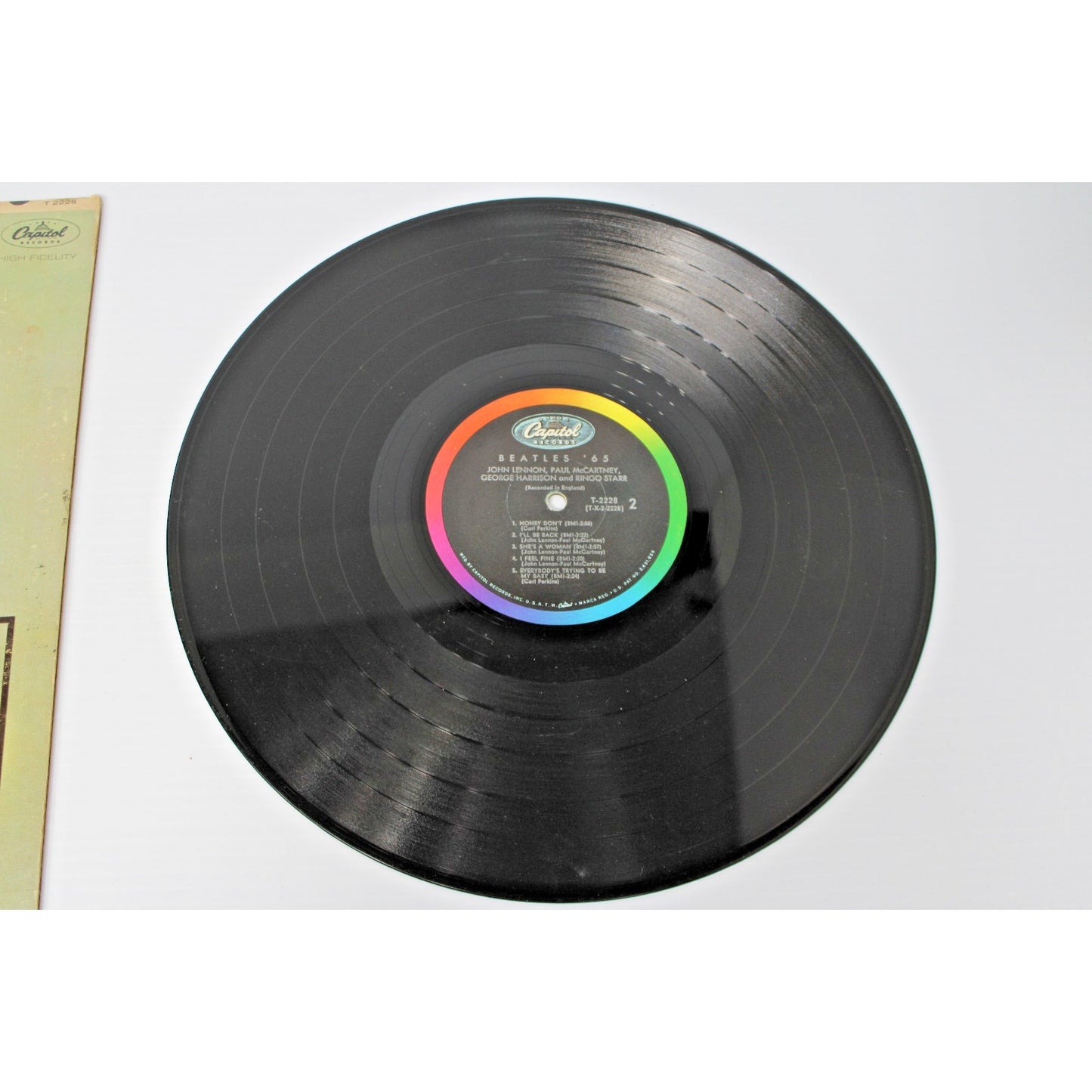 The Beatles- Beatles ‘65 - 1964 Capitol Mono T-2228 Scranton PA Early Pressing