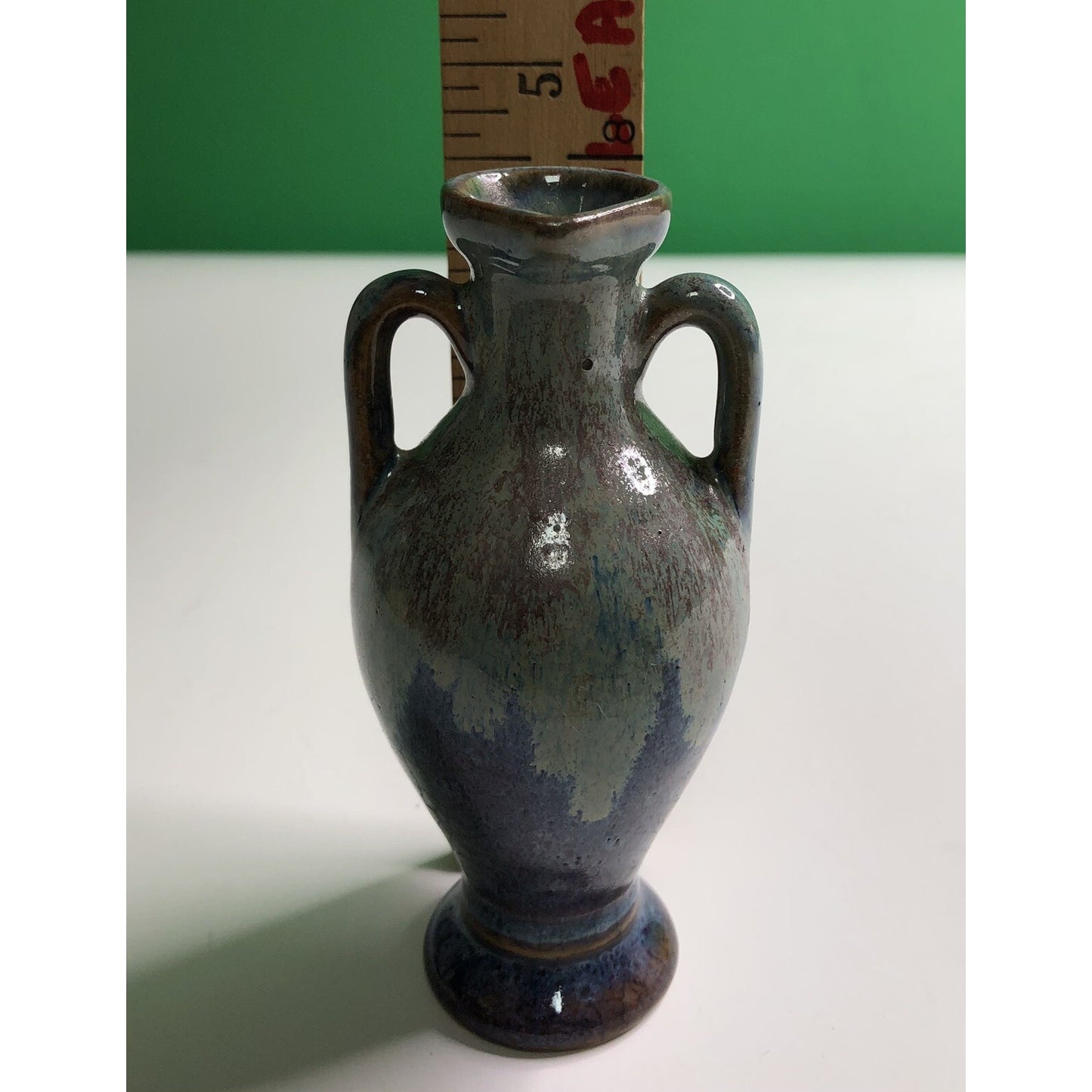 1920’s COINTREAU FRERES Figural Mini BOTTLE Ewer France Double Handled Glazed