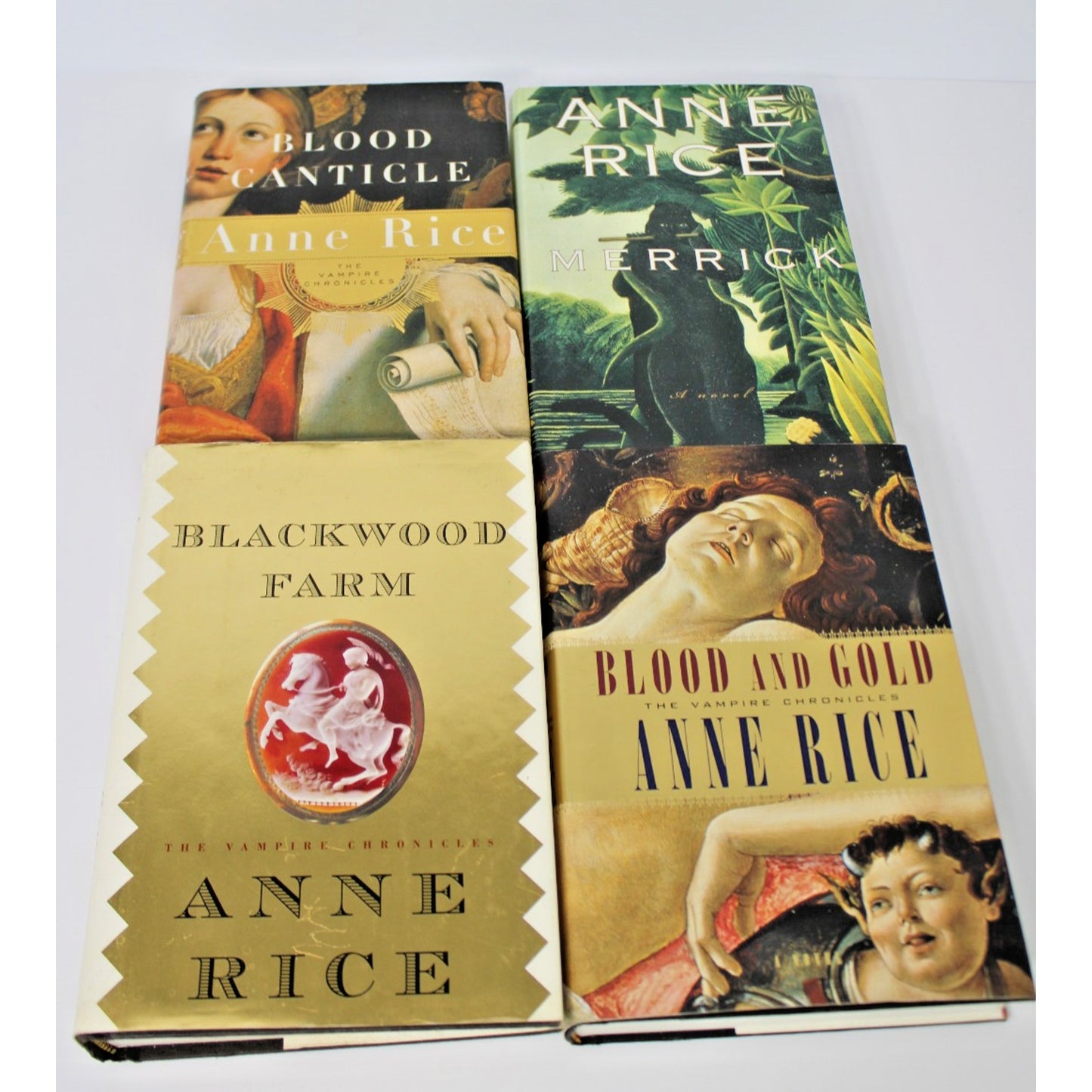 Anne Rice- Vampire/ Mayfair Lot of 4 books, All 1st Editions, Like New HC/ DJ