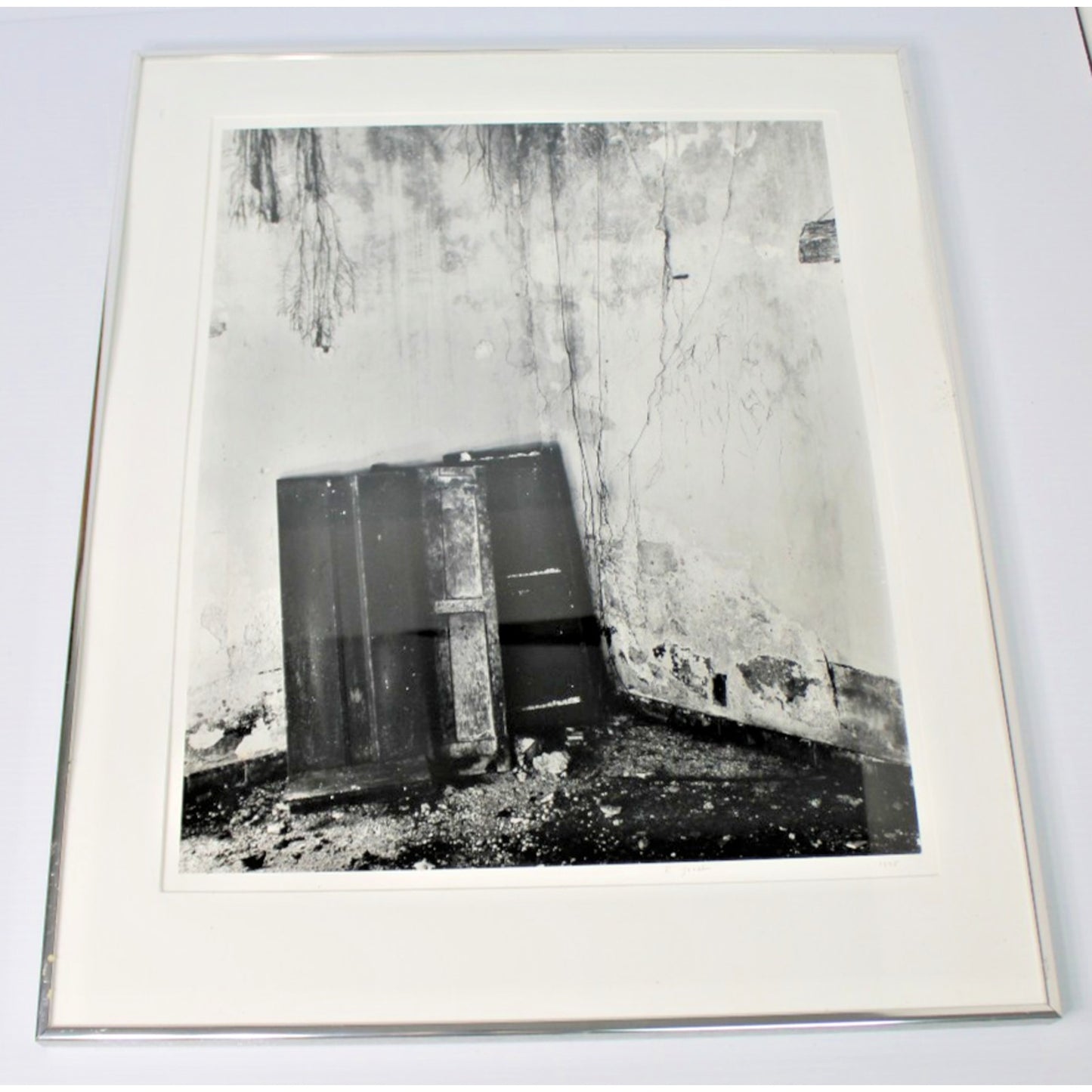 Silver Gelatin Photo Hand Signed, Russell Goodloe 1995 Mobile AL Abandoned Space