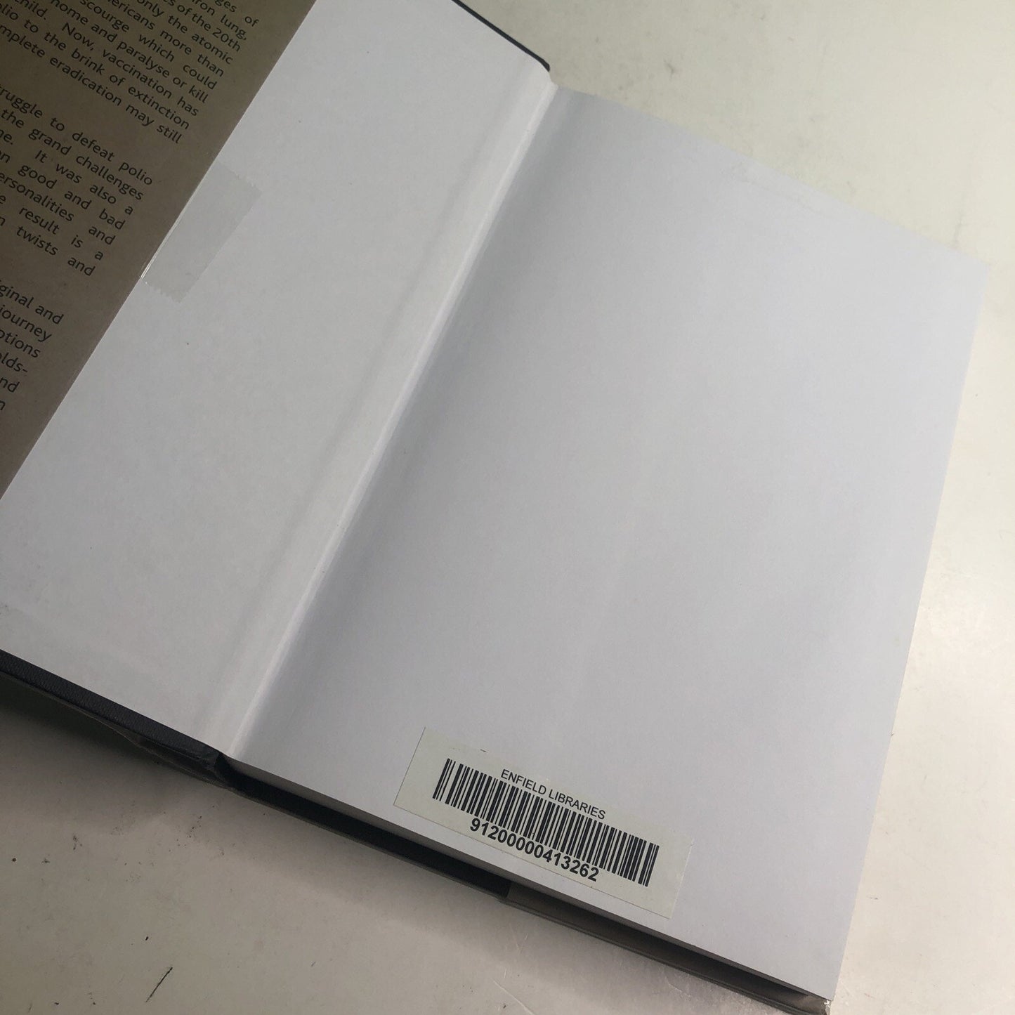 PARALYSED WITH FEAR THE STORY OF POLIO By Gareth Williams Hardcover Dust Jacket
