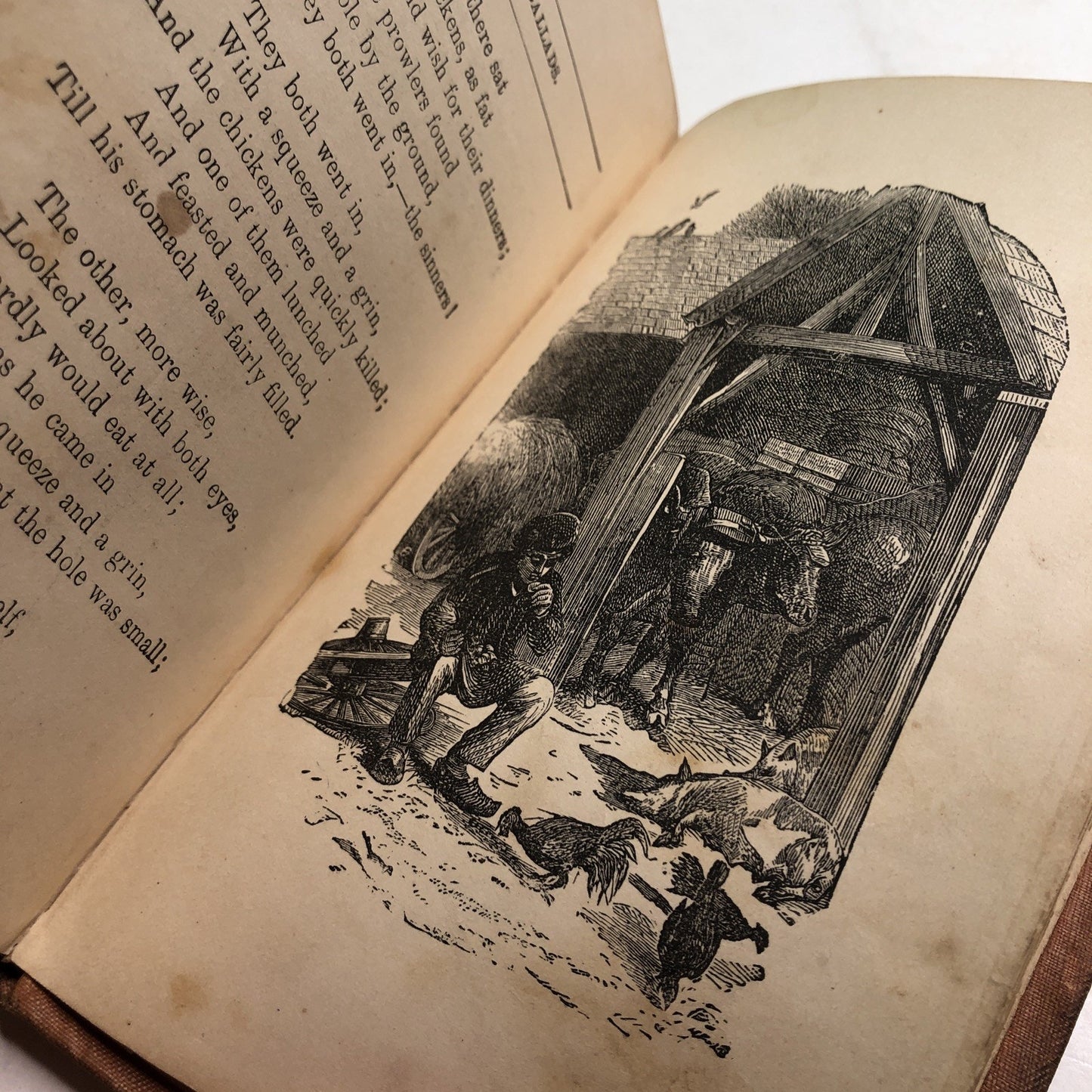 Antique Book Little Folk Ballads Dodd, Mead & Company Circa 1877 HC Illustrated