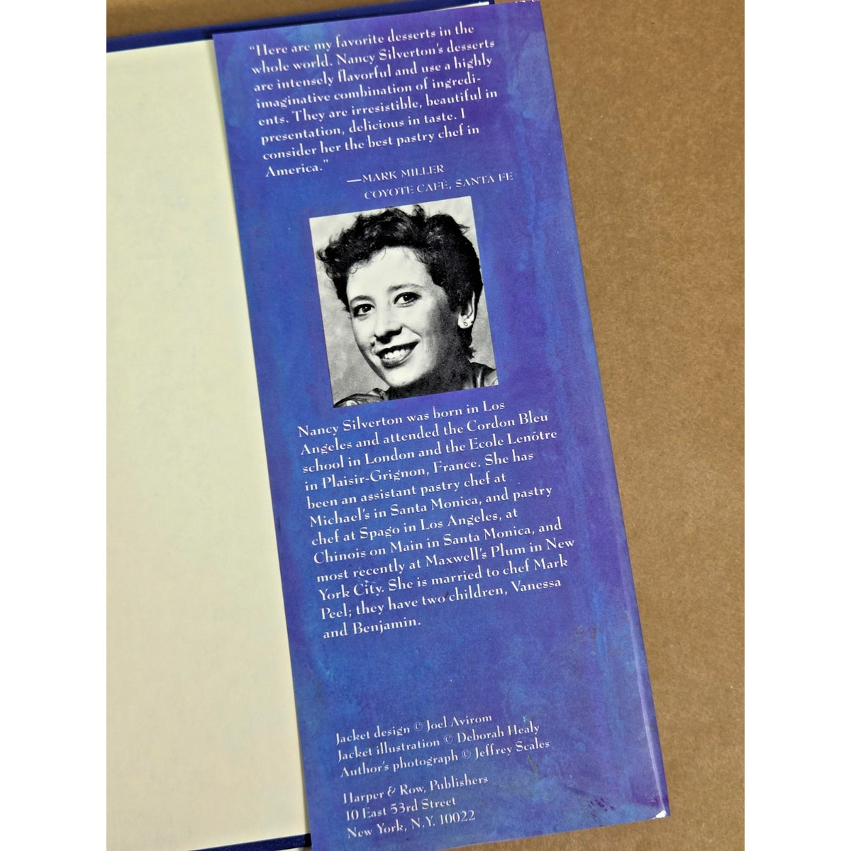 Nancy Silverton's Desserts 1st Ed 1986 Hardcover Dust Jacket Vintage Cookbook