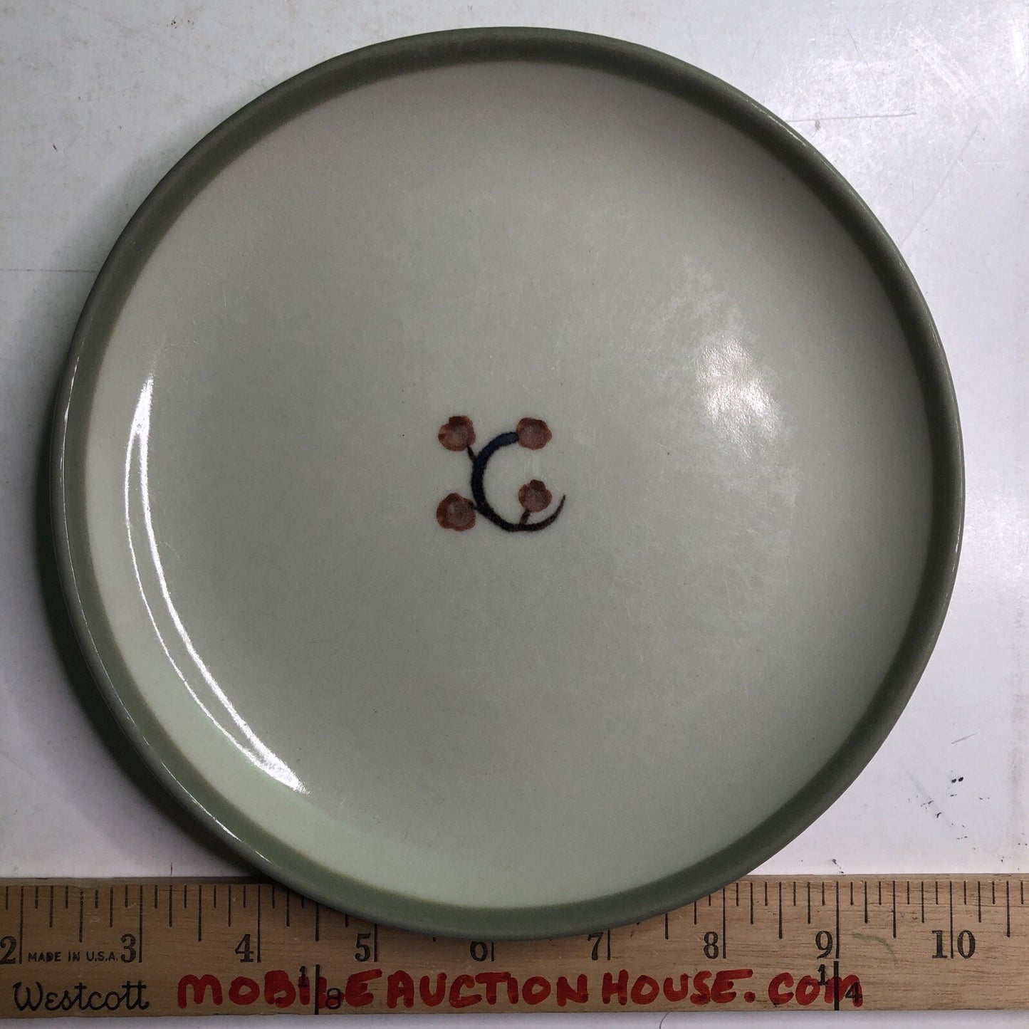 Winfield Gabriel Pasadena Pottery 7.5” Plate Twig & Tweed #227 Handmade