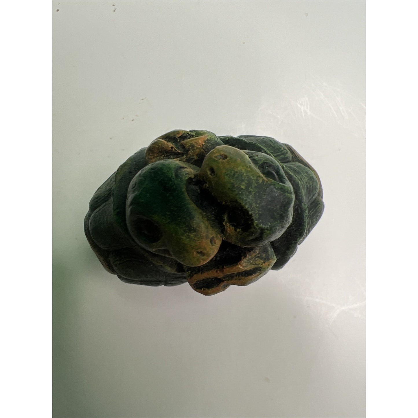 Vintage Arts In Stone Turtle Couple Hugging Figurine Made In Holland Reptile