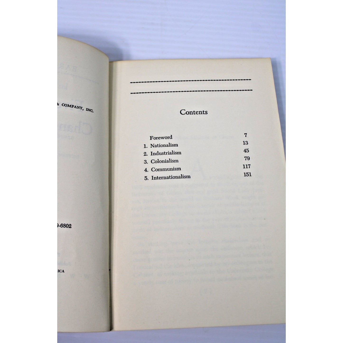 1959 "5 Ideas That Change The World"- Barbara Ward, Political & Economic Theory