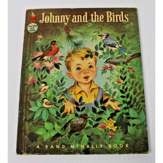 Vintage 1950 Junior Elf Book- Johnny and the Birds by Ian Munn, Rand McNally