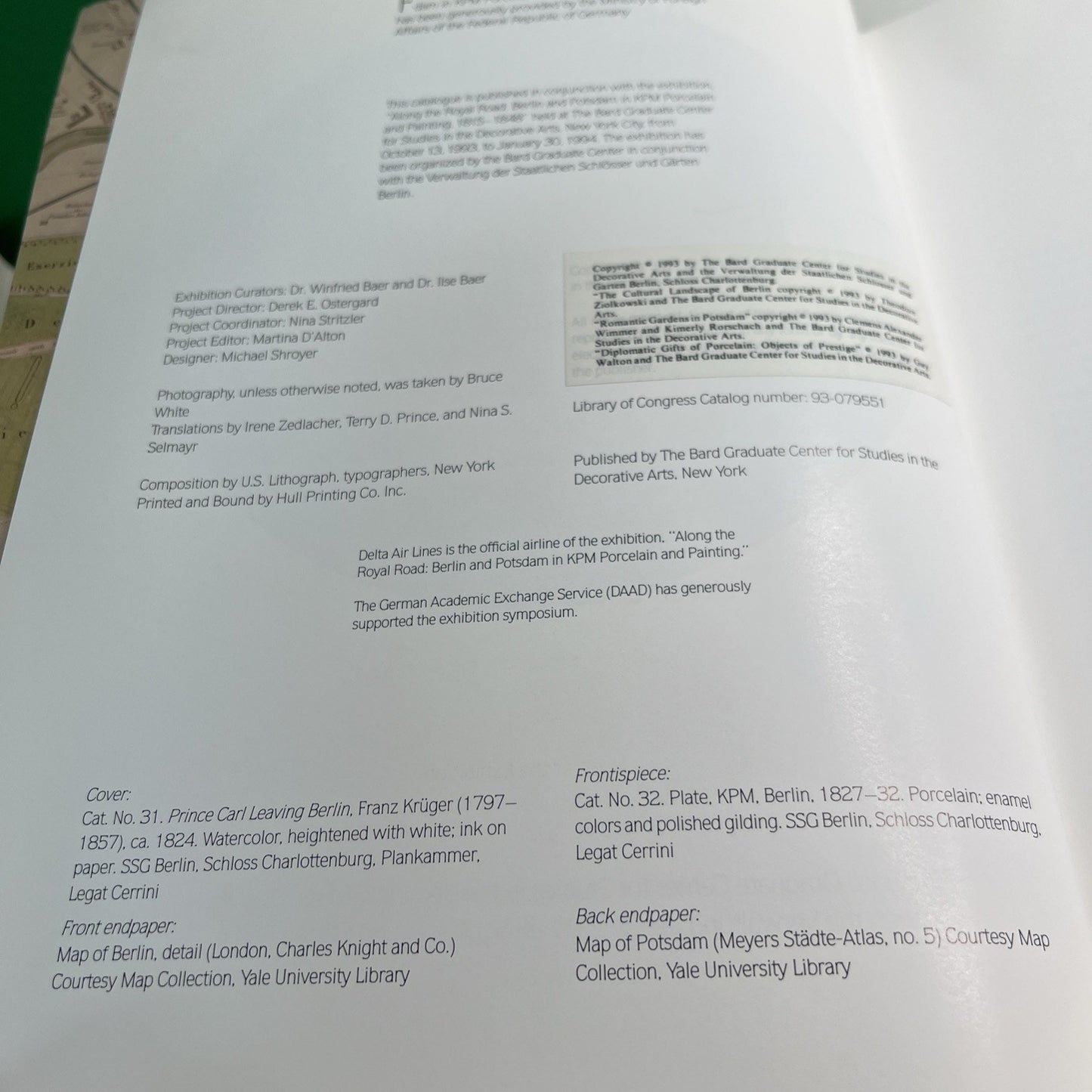 ALONG THE ROYAL ROAD: BERLIN AND POTSDAM IN KPM PORCELAIN By Derek E. Ostergard
