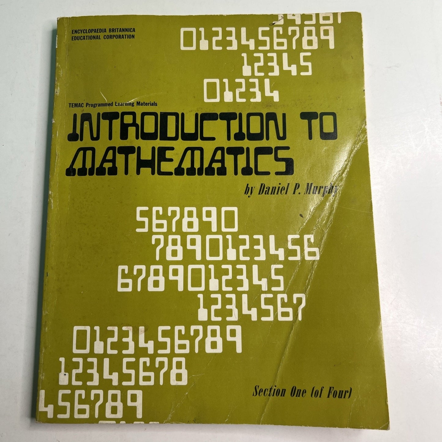 Introduction To Mathematics by Daniel P. Murphy 1 of 4 PB 1962 TEMAC Learning