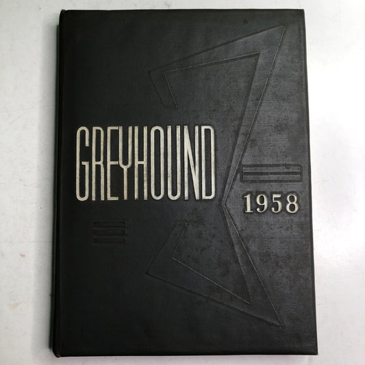 1958 GREYHOUND YEARBOOK Monessen Pennsylvania PA High School