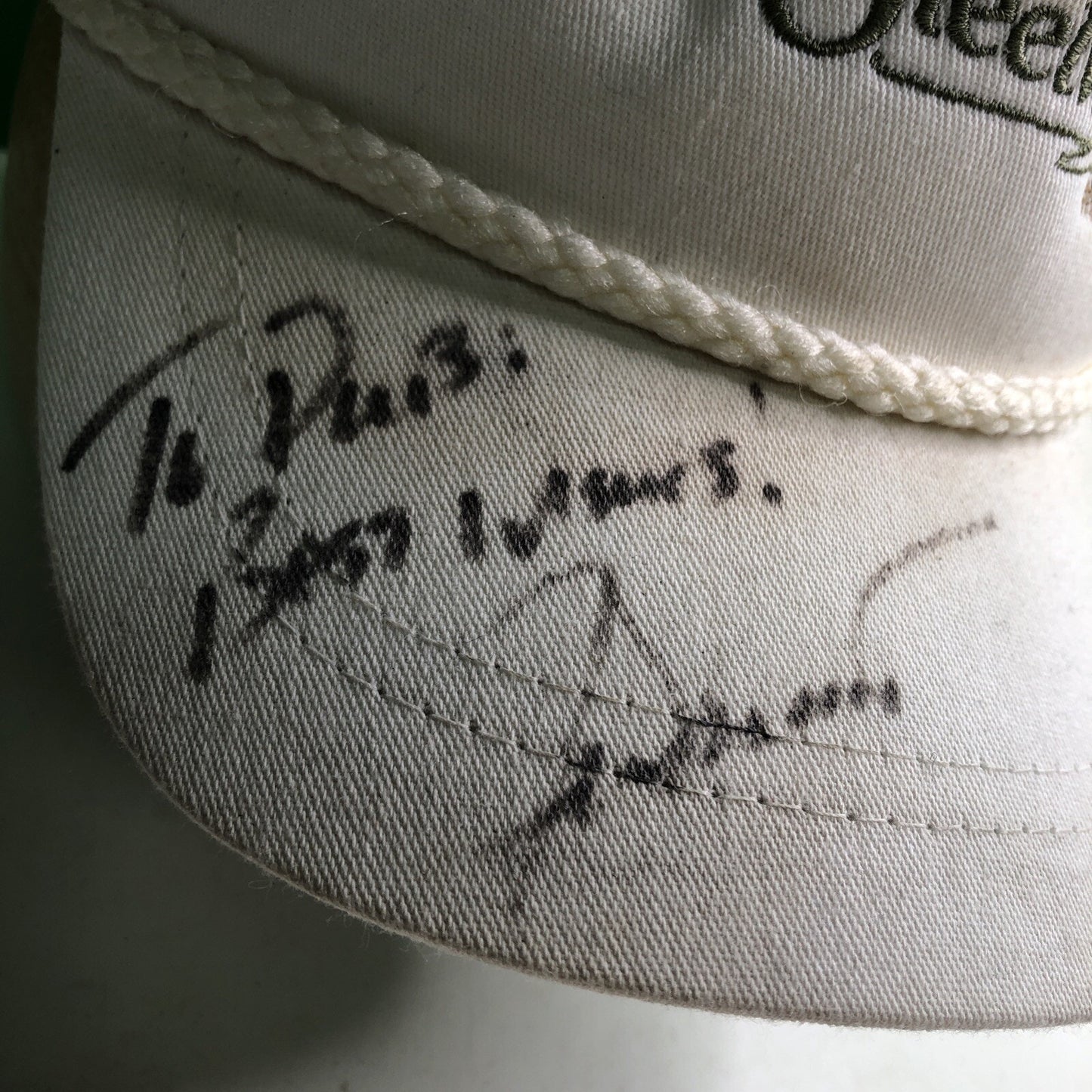 Autographed By Player Cap GOLF Steelwood Country Club Alabama