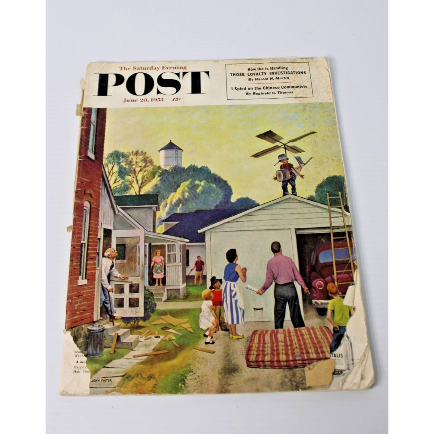 1953 June 20 Saturday Evening Post Magazine- Eisenhower, Vintage Ads, Retro