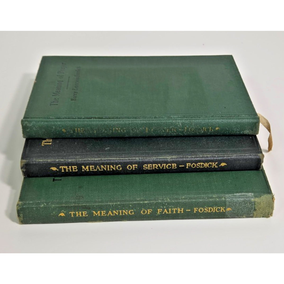 Vintage Harry Emerson Fosdick Devotional Book Set Service Faith Prayer