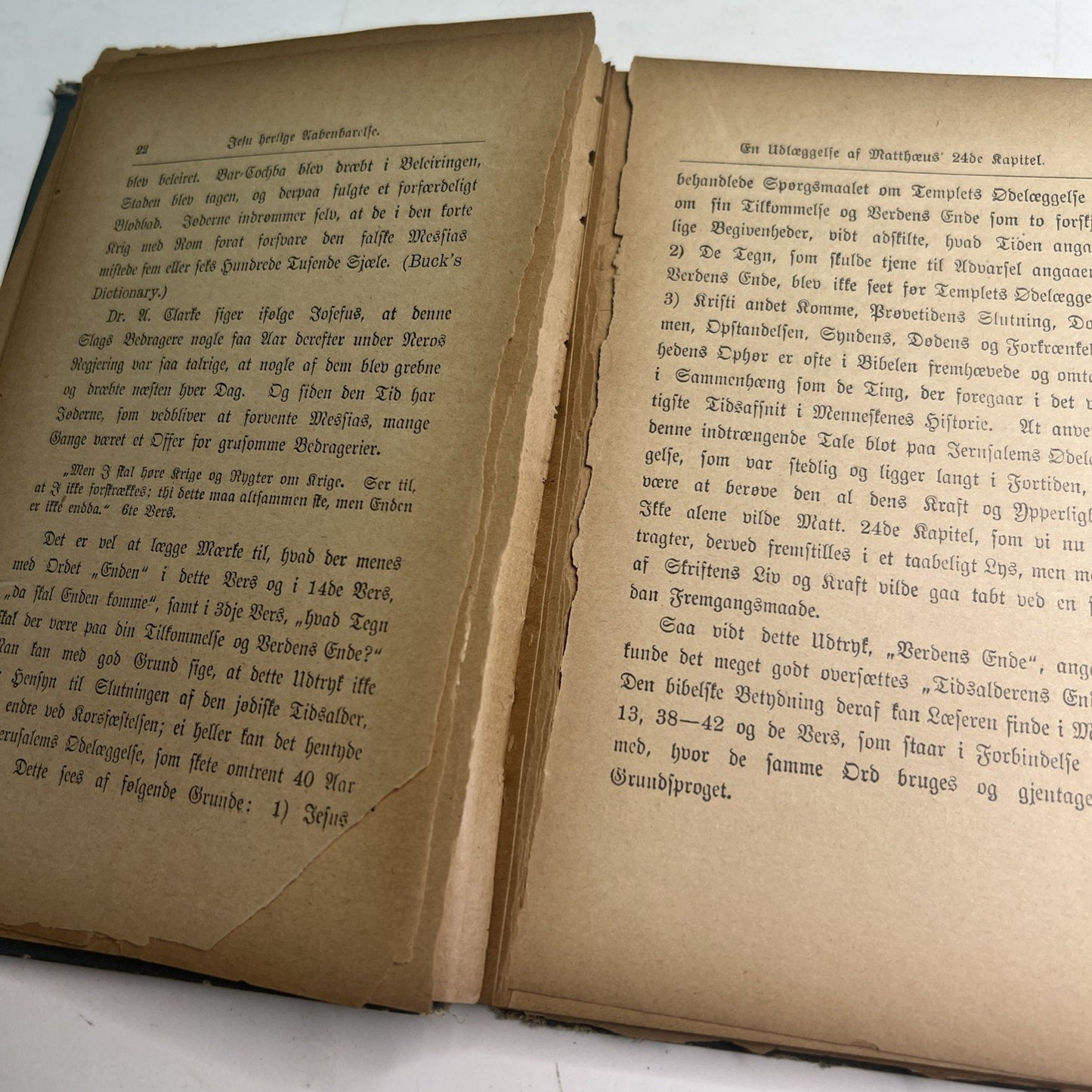 1905 HC Jesu Berlige Aabenbarelse Jesus’ Glorious Revelation Matthew 24 G Tenney