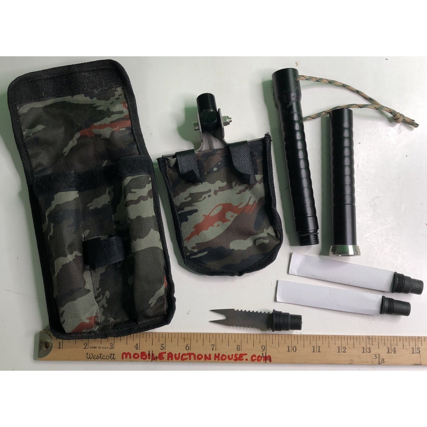 Military Folding Shovel & Blades Compass Survival Tactical Camping Hunting