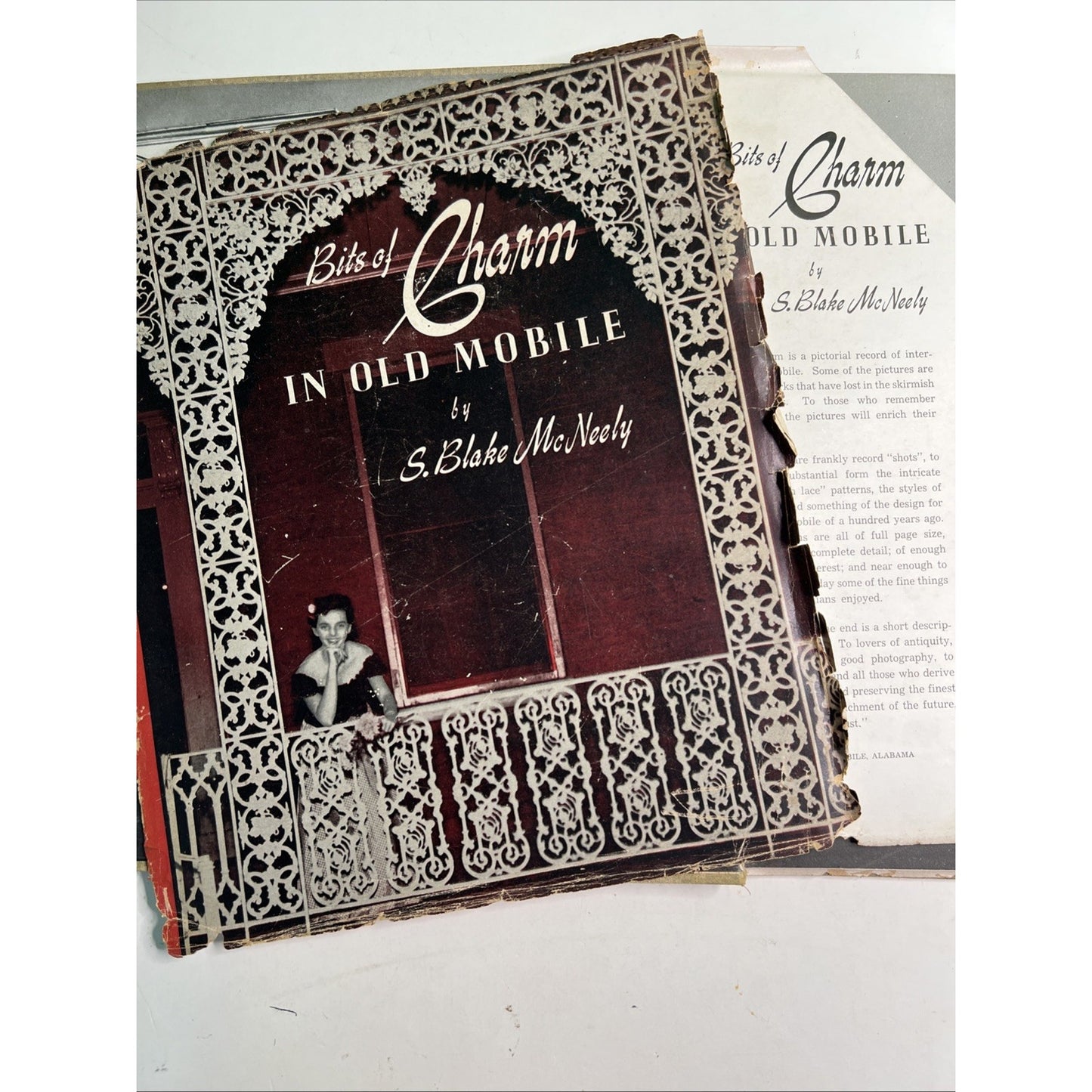 RARE 1946 1st Edition Bits of Charm in Old Mobile S. BLAKE McNEELY Alabama AL