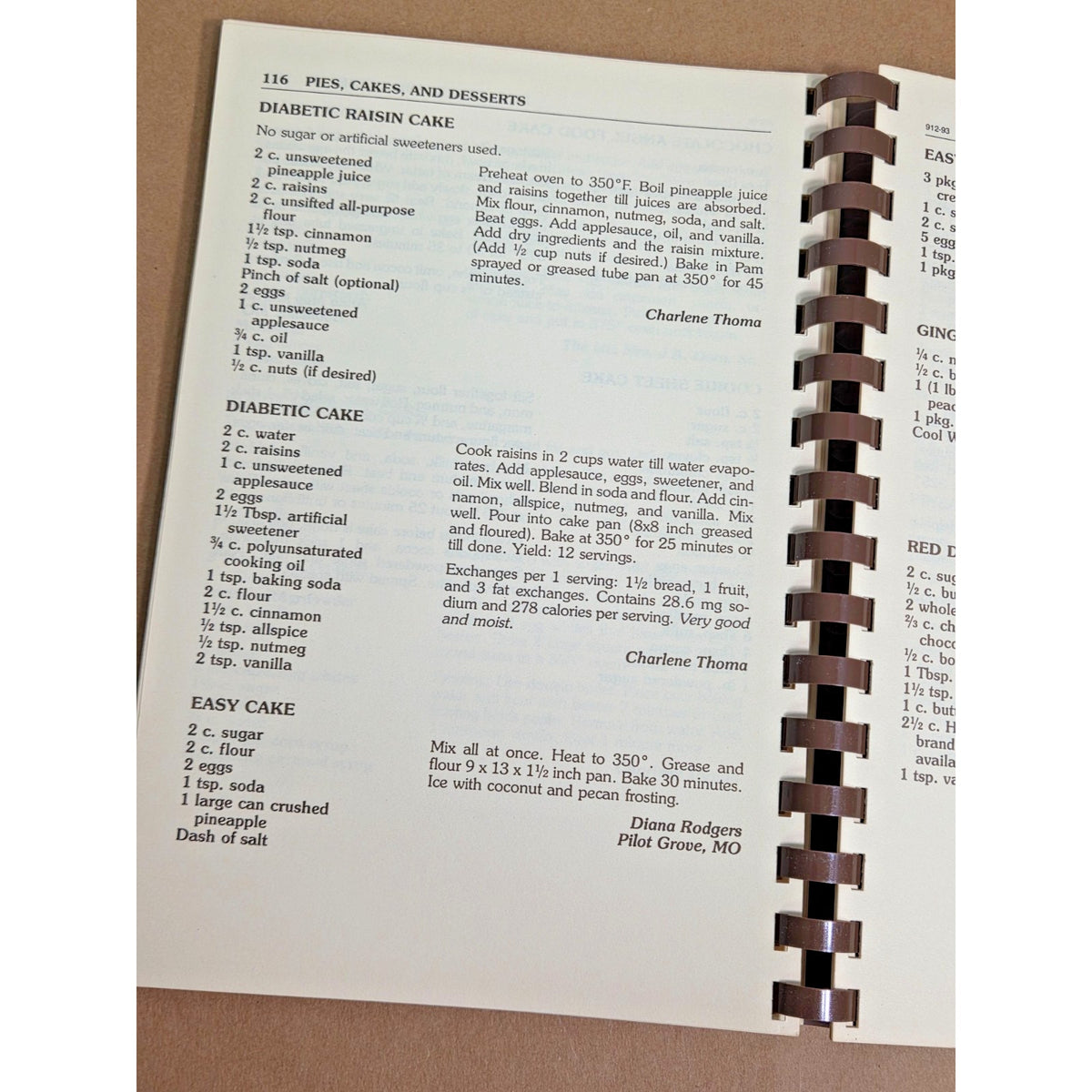 Vintage 1993 Boone's Lick A la Carte: Missouri History & Heritage Cookbook
