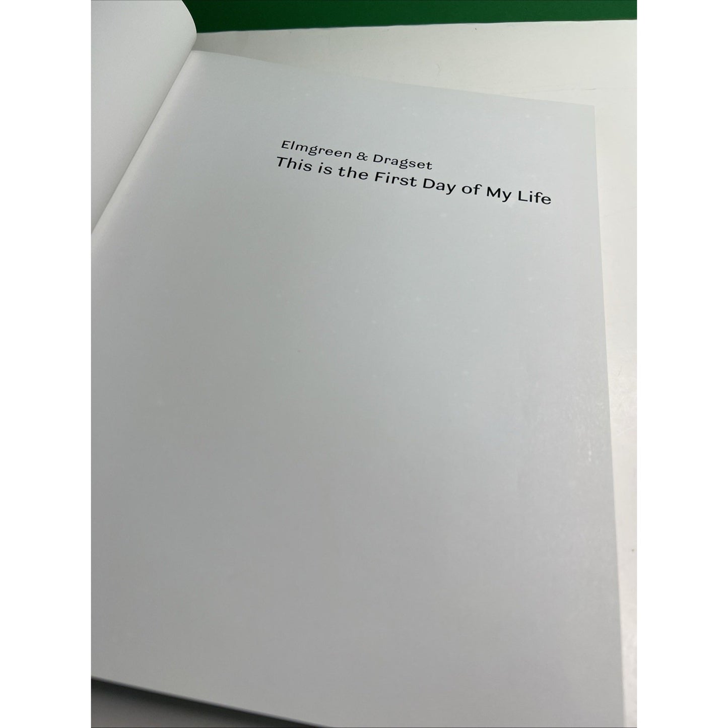 ELMGREEN & DRAGSET: THIS IS THE FIRST DAY OF MY LIFE By Massimiliano Gioni