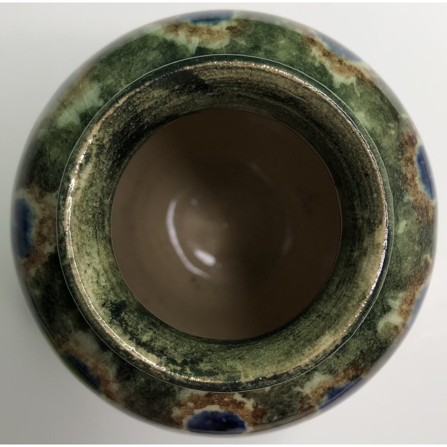 Early 1900s Antique FRIEDRICH FESTERSEN BUNZLAU PEACOCK Studio Art POTTERY VASE