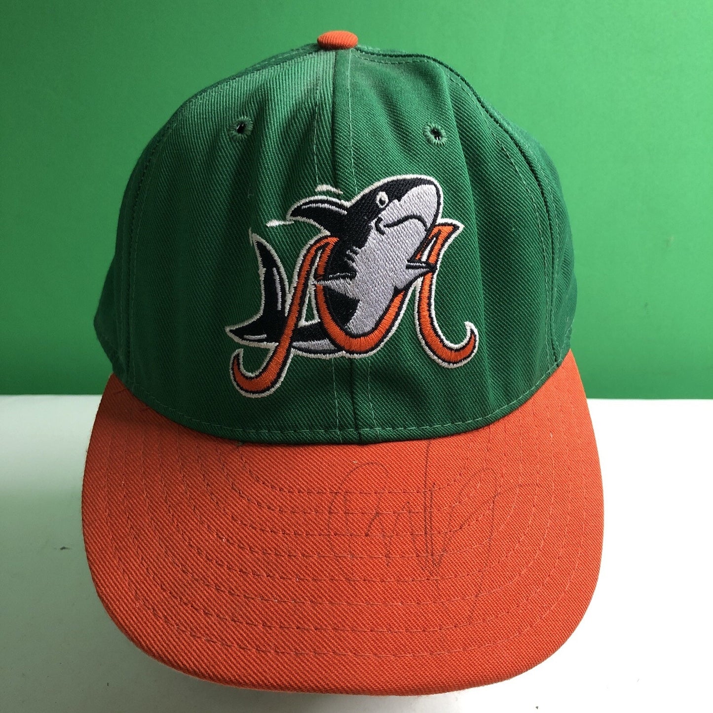 Autographed By Player MOBILE BAY SHARKS Snap Back Ball Cap